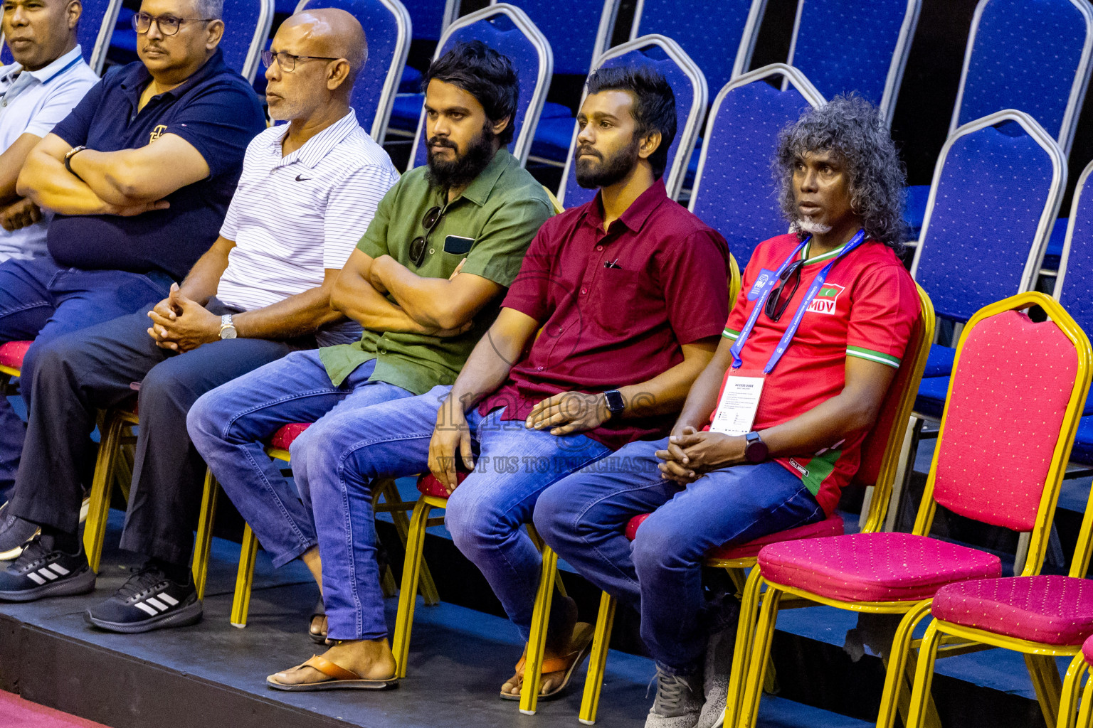 Maldives vs Sri Lanka in Day 2 of CAVA U20 Woman's Volleyball Championship 2024 was held in Social Center, Male', Maldives on 19th July 2024. Photos: Nausham Waheed / images.mv