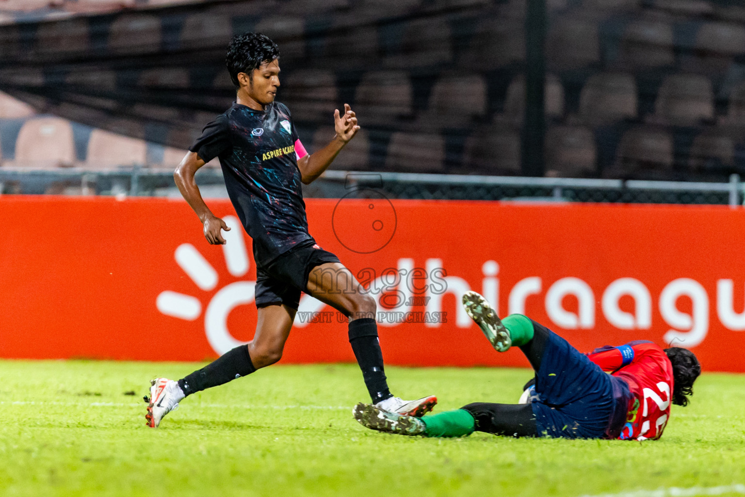 Club Green Street vs Club Eagles in Day 6 of Under 19 Youth Championship 2024 was held at National Stadium in Male', Maldives on Monday, 24th June 2024. Photos: Nausham Waheed / images.mv