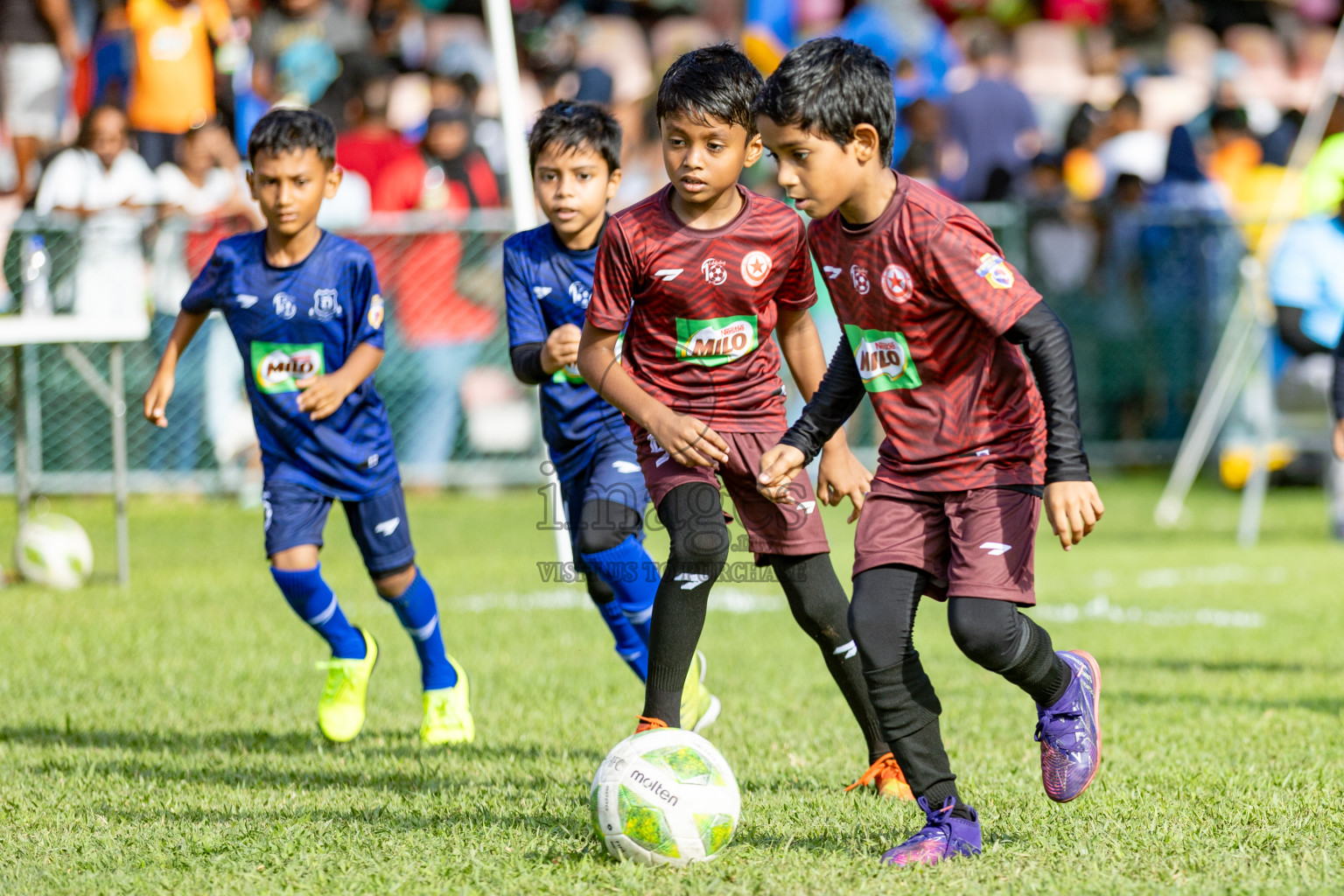 Day 1 of MILO Kids Football Fiesta was held at National Stadium in Male', Maldives on Friday, 23rd February 2024. 
Photos: Hassan Simah / images.mv