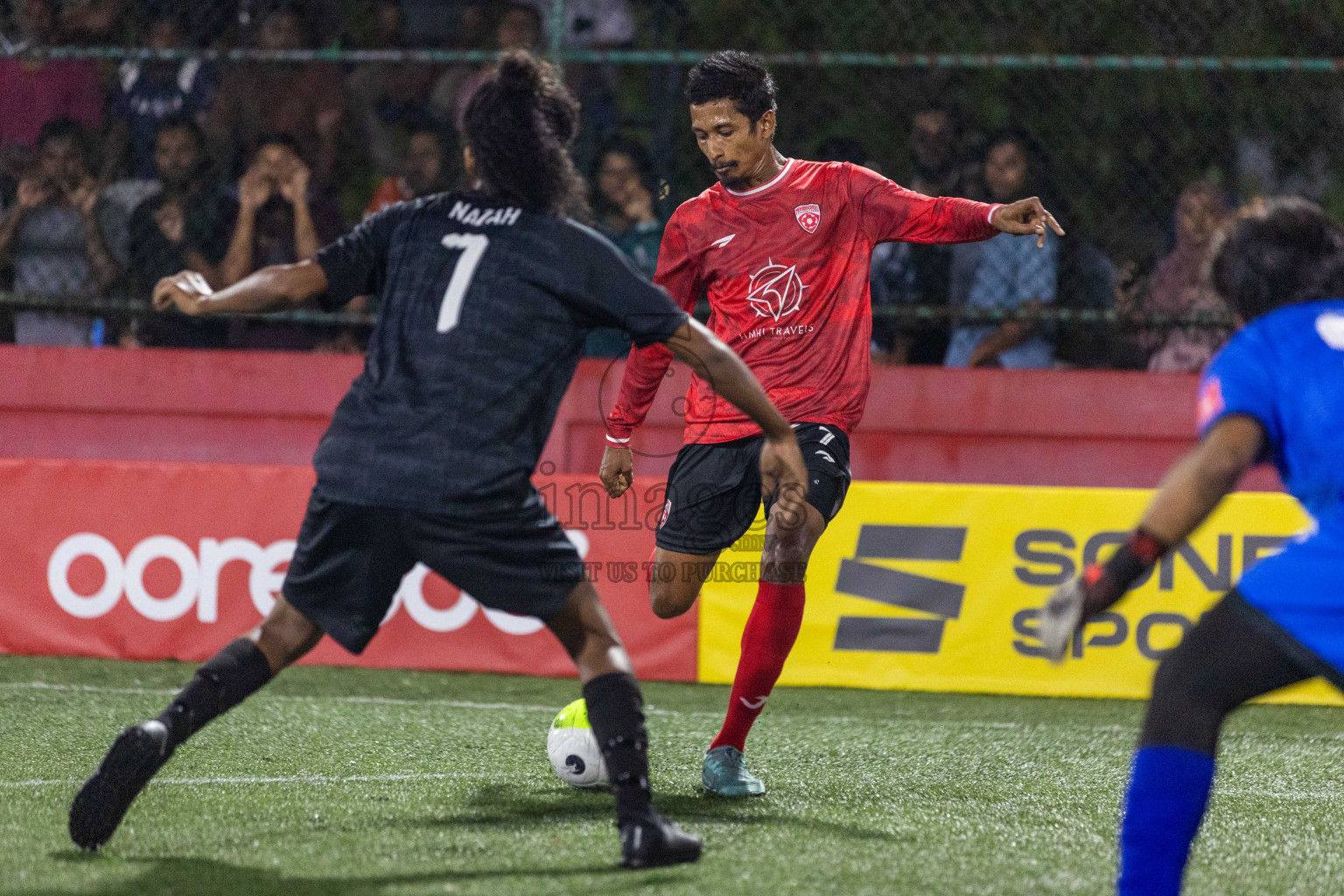 ADh Mahibadhoo vs ADh Dhangethi in Day 16 of Golden Futsal Challenge 2024 was held on Tuesday, 30th January 2024, in Hulhumale', Maldives Photos: Nausham Waheed / images.mv