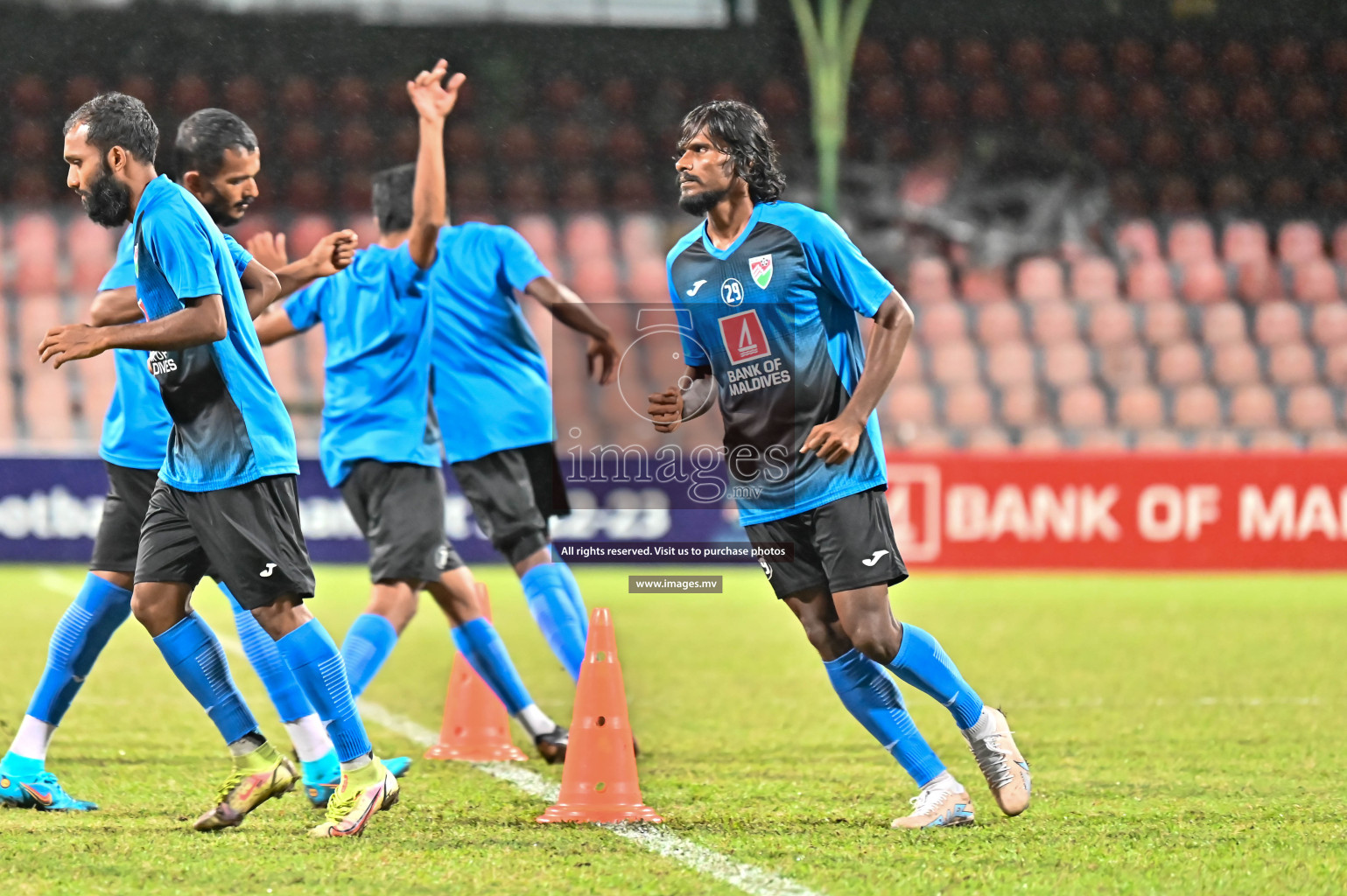 Maldives National Team gears up for upcoming SAFF Championship 2023, to be held in Bangalore, India from 21st June to 4th July 2023.  Photos: Ismail Thoriq / images.mv