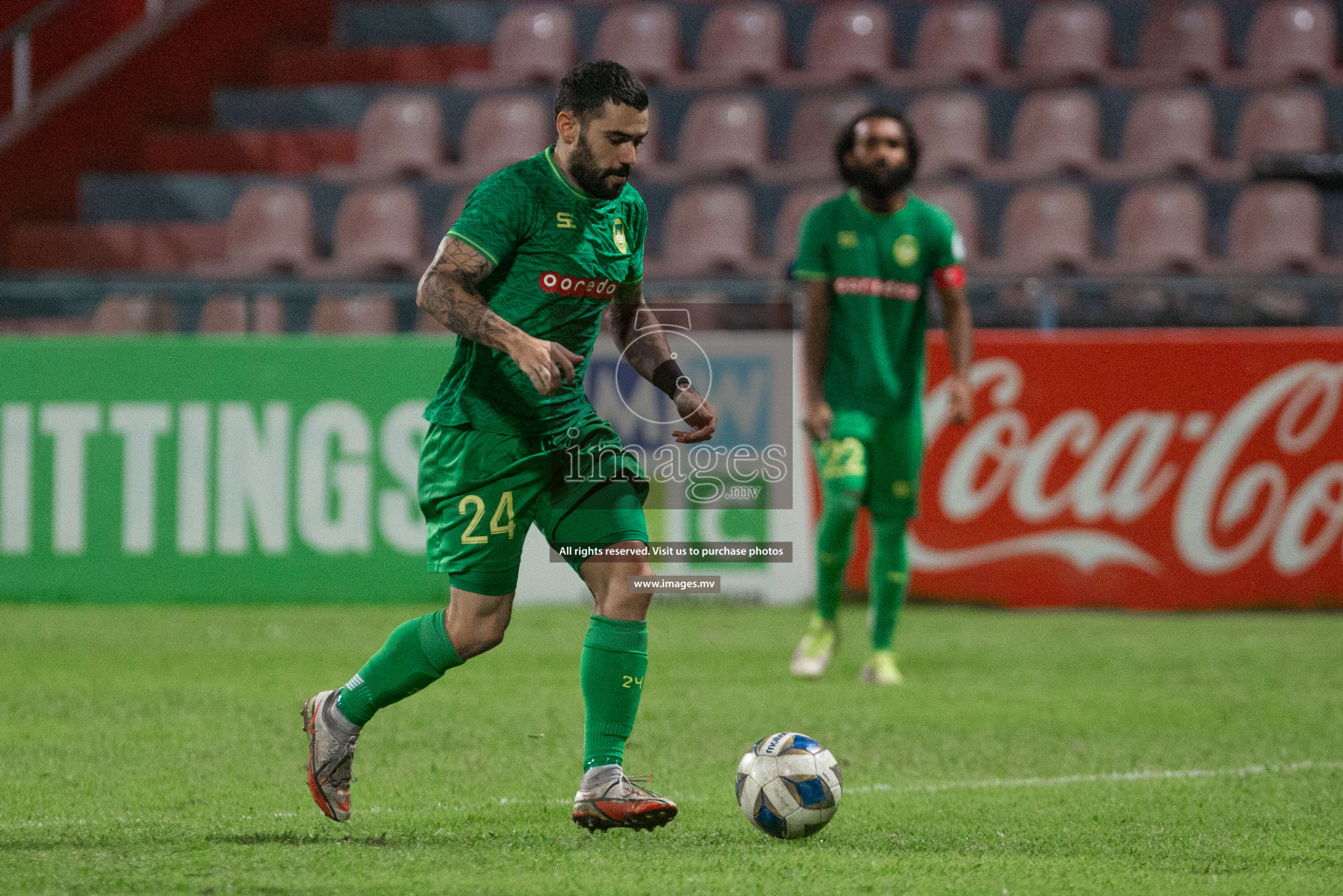 Maziya Sports and Recreation Club vs Super United Sports in Ooredoo Dhivehi Premier League 2021/22 on 12th July 2022, held in National Football Stadium, Male', Maldives Photos: Maanish/ Images mv