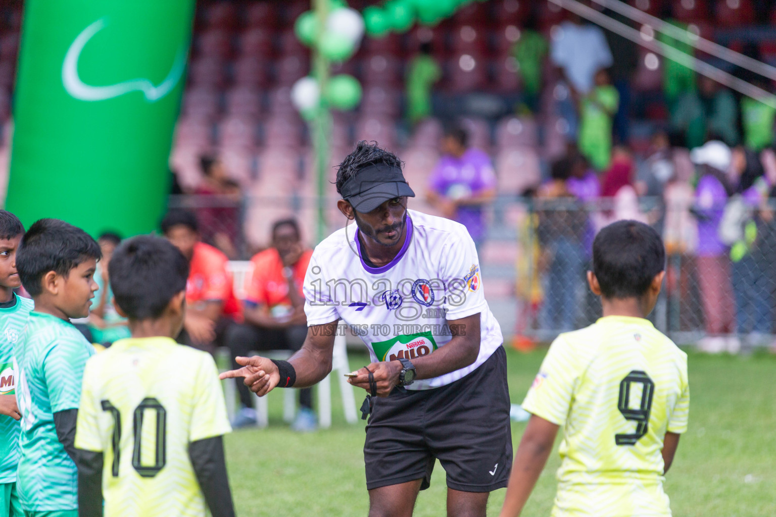 Day 2 of MILO Kids Football Fiesta was held at National Stadium in Male', Maldives on Saturday, 24th February 2024.