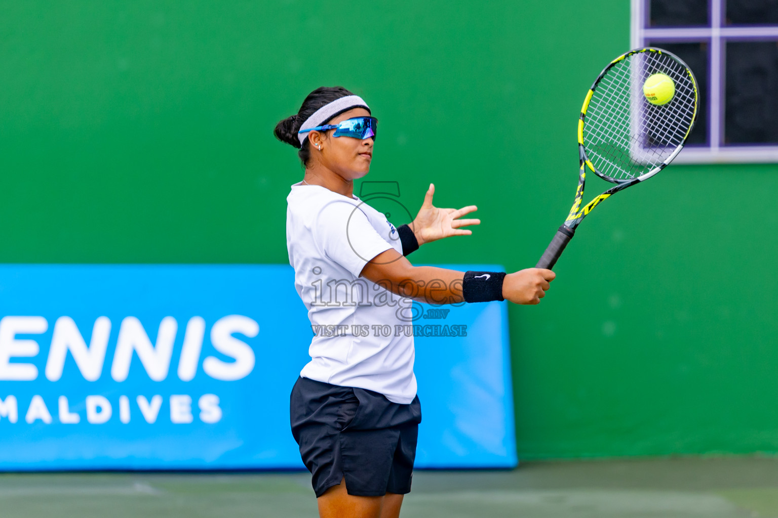 Day 7 of ATF Maldives Junior Open Tennis was held in Male' Tennis Court, Male', Maldives on Wednesday, 18th December 2024. Photos: Nausham Waheed/ images.mv