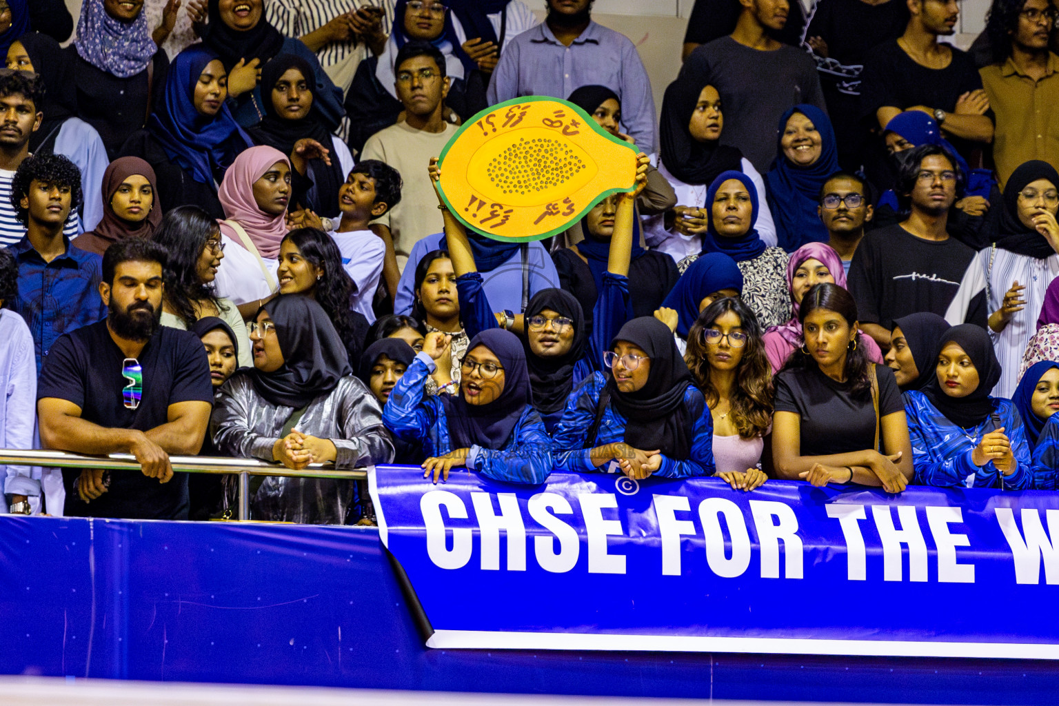 Finals of Interschool Volleyball Tournament 2024 was held in Social Center at Male', Maldives on Friday, 6th December 2024. Photos: Nausham Waheed / images.mv