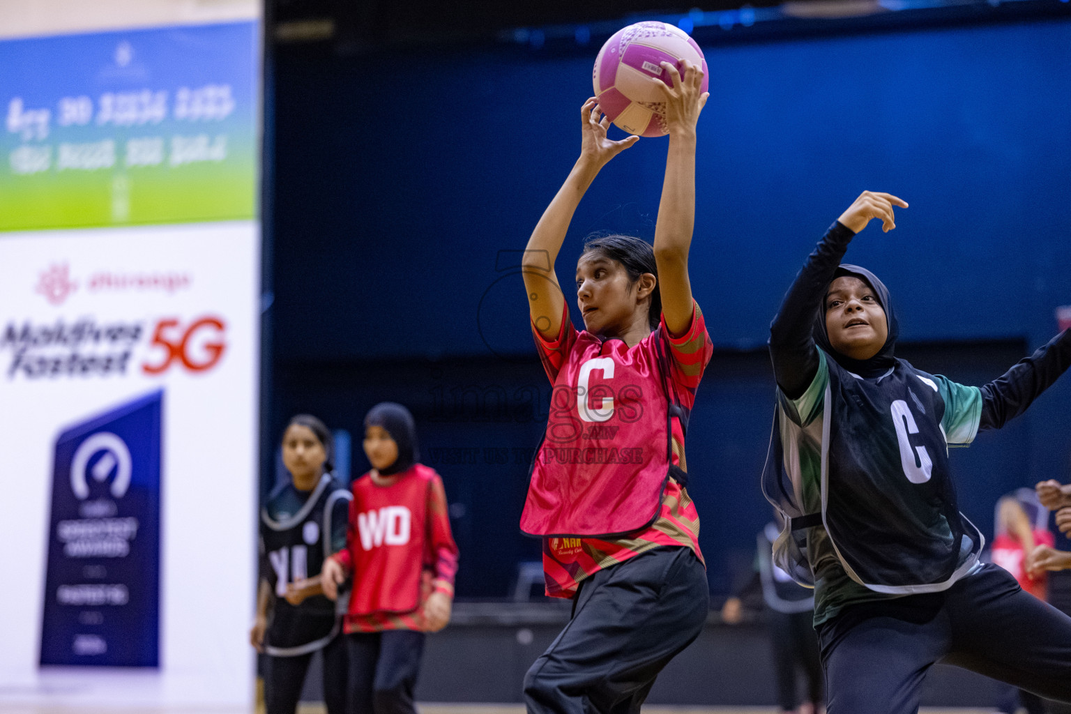 Day 13 of 26th Inter-School Netball Tournament 2025 was held in Social Center Indoor Hall on Saturday, 1st November 2025. 
Photos: Hassan Simah / images.mv