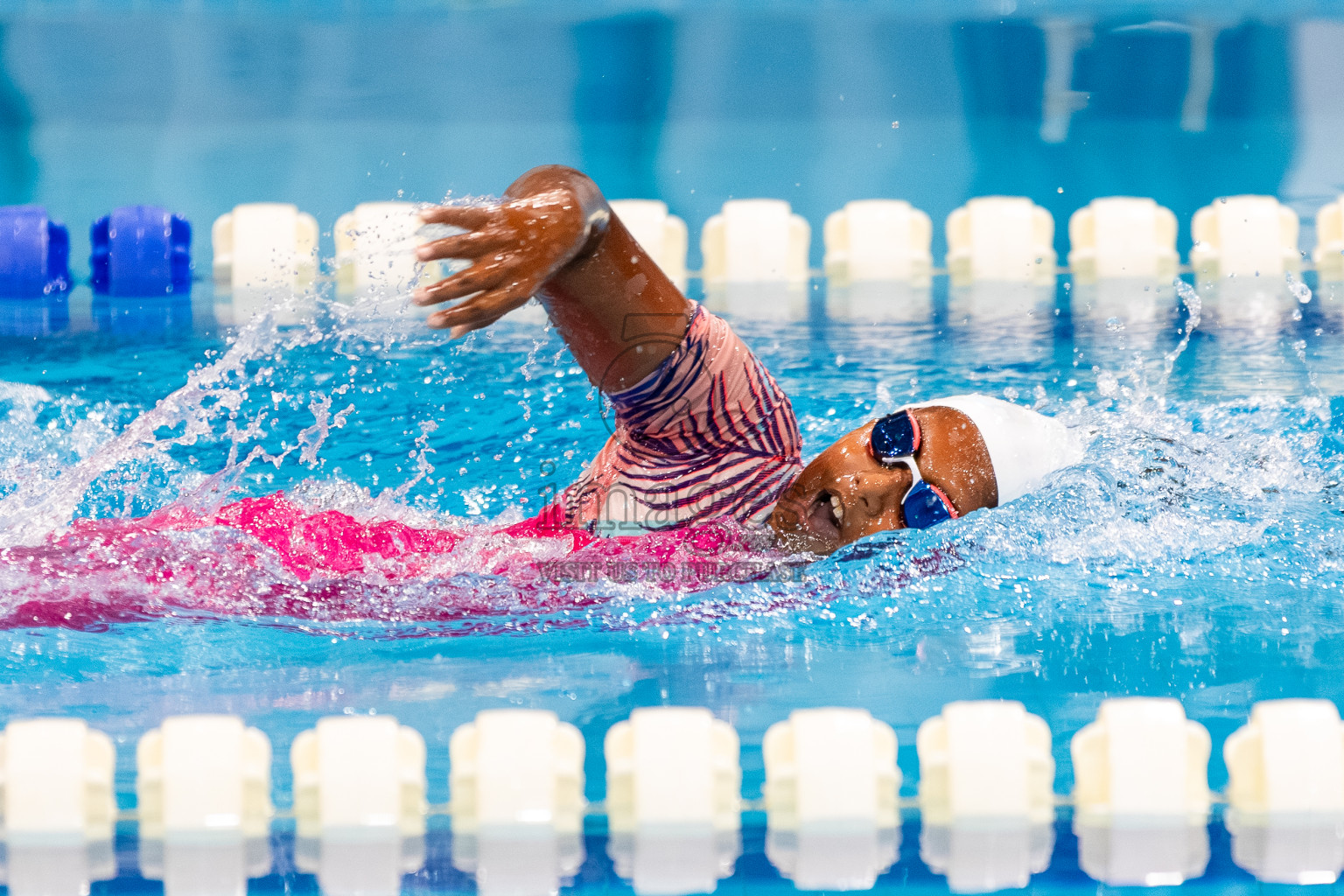 Day 2 of BML 6th National Kids Swimming Kids Festival 2025 held in Hulhumale', Maldives on Tuesday, 4th November 2024. Photos: Mohamed Mahfooz Moosa / images.mv
