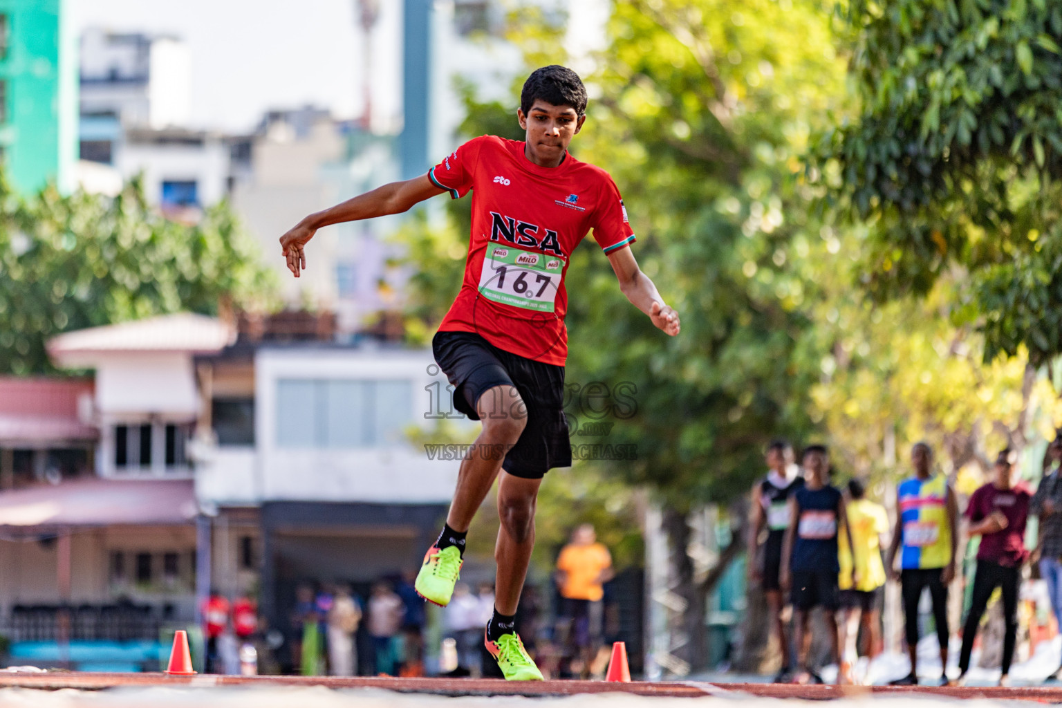Day 1 of National Athletics Championship 2025 was held at Ekuveni Running Ground in Male', Maldives on Thursday, 14th August 2025. Photos: Areef Adam / images.mv