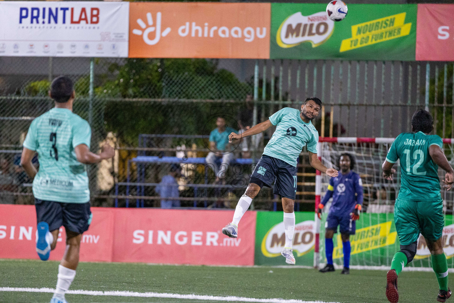 Team Dharumavantha vs Hiya Club in Club Maldives Classic 2024 held in Rehendi Futsal Ground, Hulhumale', Maldives on Sunday, 8th September 2024. 
Photos: Ismail Thoriq / images.mv