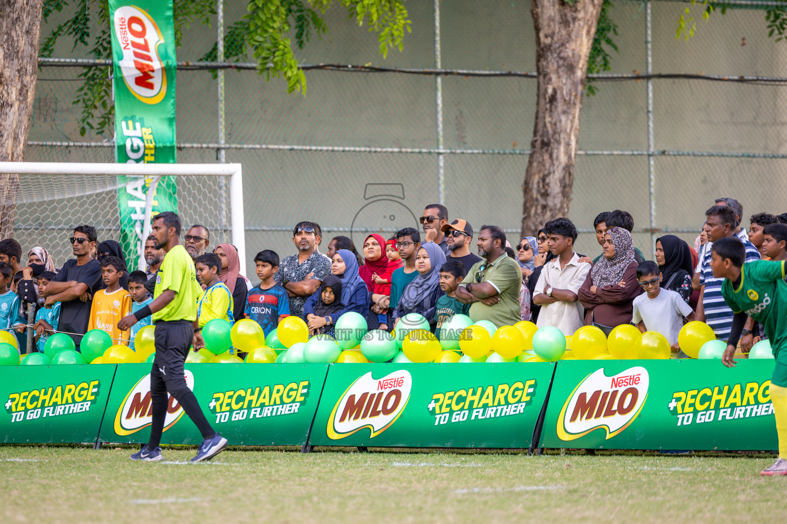 Day 3 of MILO Academy Championship 2025 (U-12) was held at Henveiru Stadium in Male', Maldives on Saturday, 3rd May 2025. Photos: Ismail Thoriq / images.mv