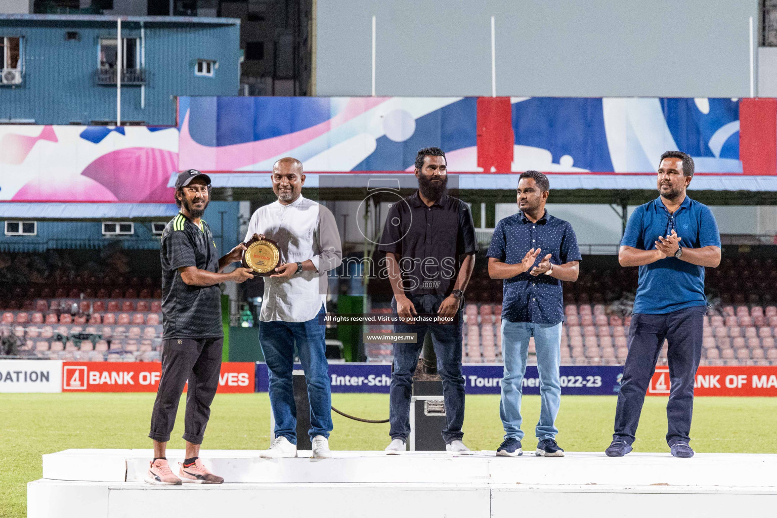 Kalaafaanu School vs Ahmadhiyya International School in the Final of FAM U13 Inter School Football Tournament 2022/23 was held in National Football Stadium on Sunday, 11th June 2023.  Photos: Ismail Thoriq / images.mv