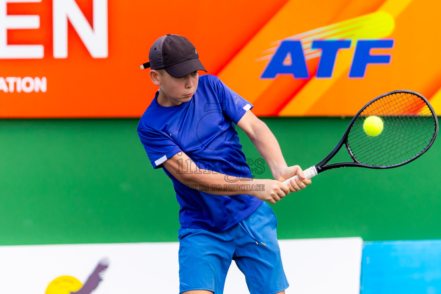 Day 2 of ATF Maldives Junior Open Tennis was held in Male' Tennis Court, Male', Maldives on Tuesday, 10th December 2024. Photos: Nausham Waheed / images.mv