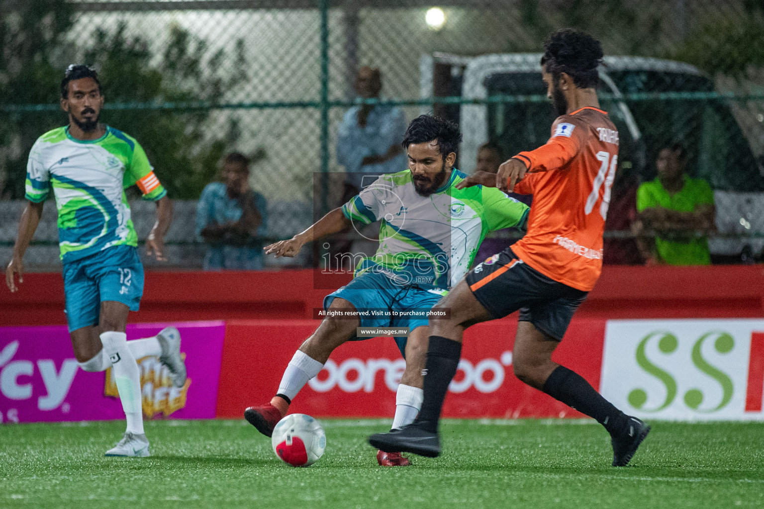 GA. Vilingili vs GA. Maamendhoo in Day 2 of Golden Futsal Challenge 2023 on 06 February 2023 in Hulhumale, Male, Maldives