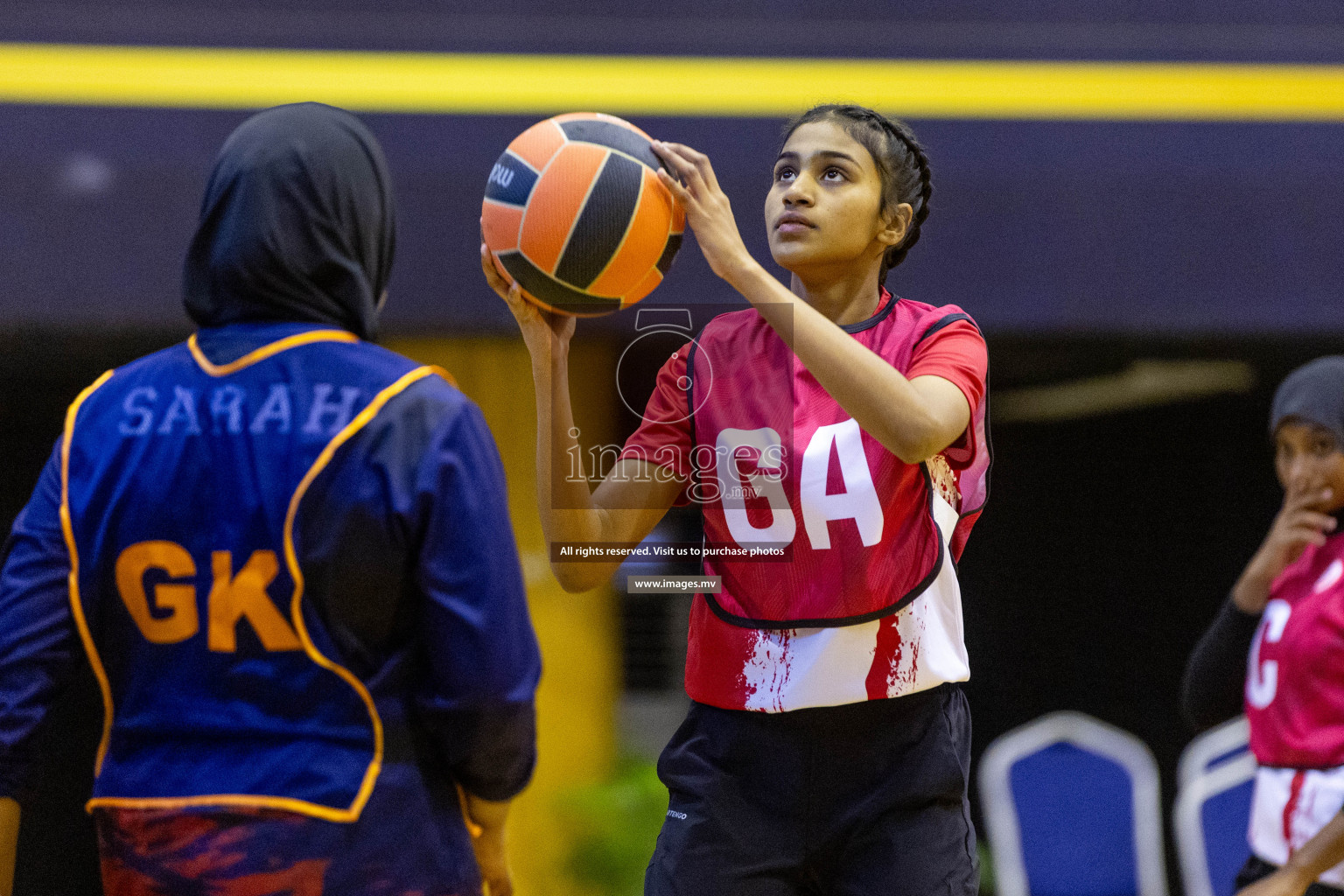 Day7 of 24th Interschool Netball Tournament 2023 was held in Social Center, Male', Maldives on 2nd November 2023. Photos: Nausham Waheed / images.mv