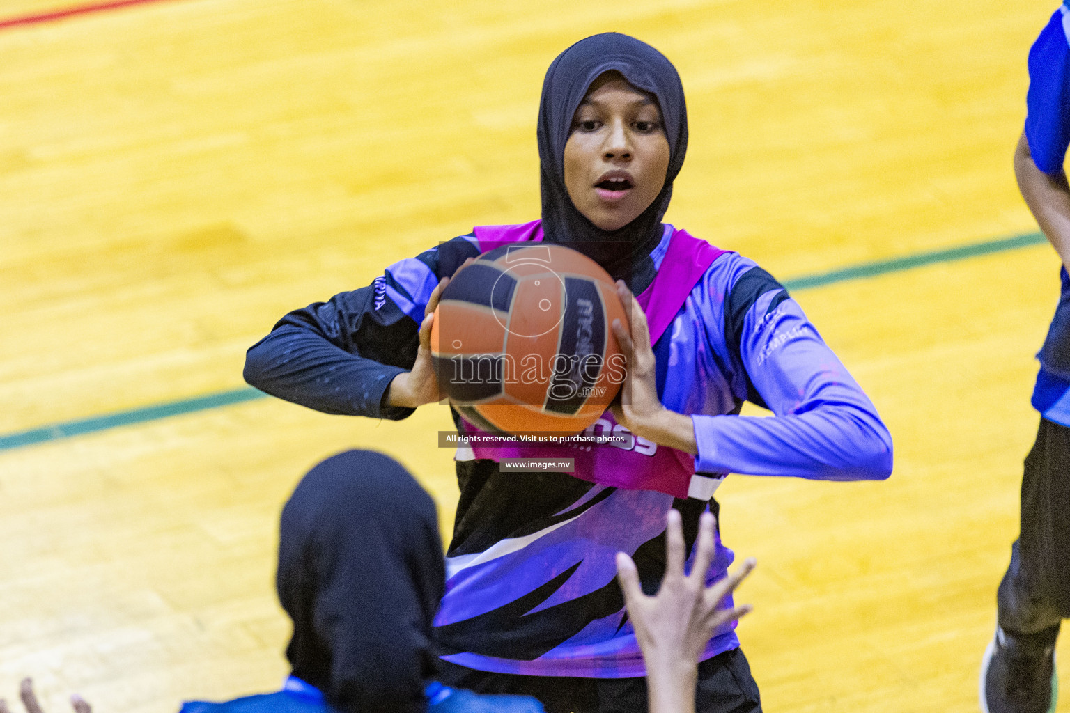 Day3 of 24th Interschool Netball Tournament 2023 was held in Social Center, Male', Maldives on 29th October 2023. Photos: Nausham Waheed, Mohamed Mahfooz Moosa / images.mv