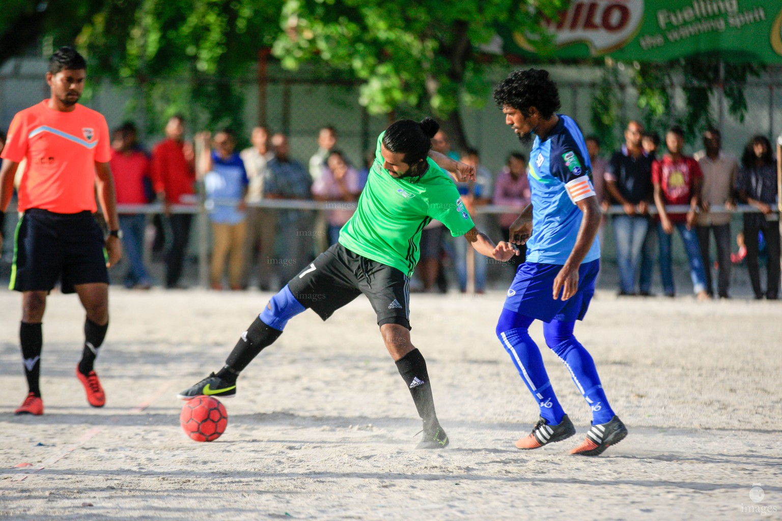 Day 8 of Milo Club Maldives Futsal Tournament  in Male', Maldives, Friday, April. 01, 2016.(Images.mv Photo/ Hussain Sinan).