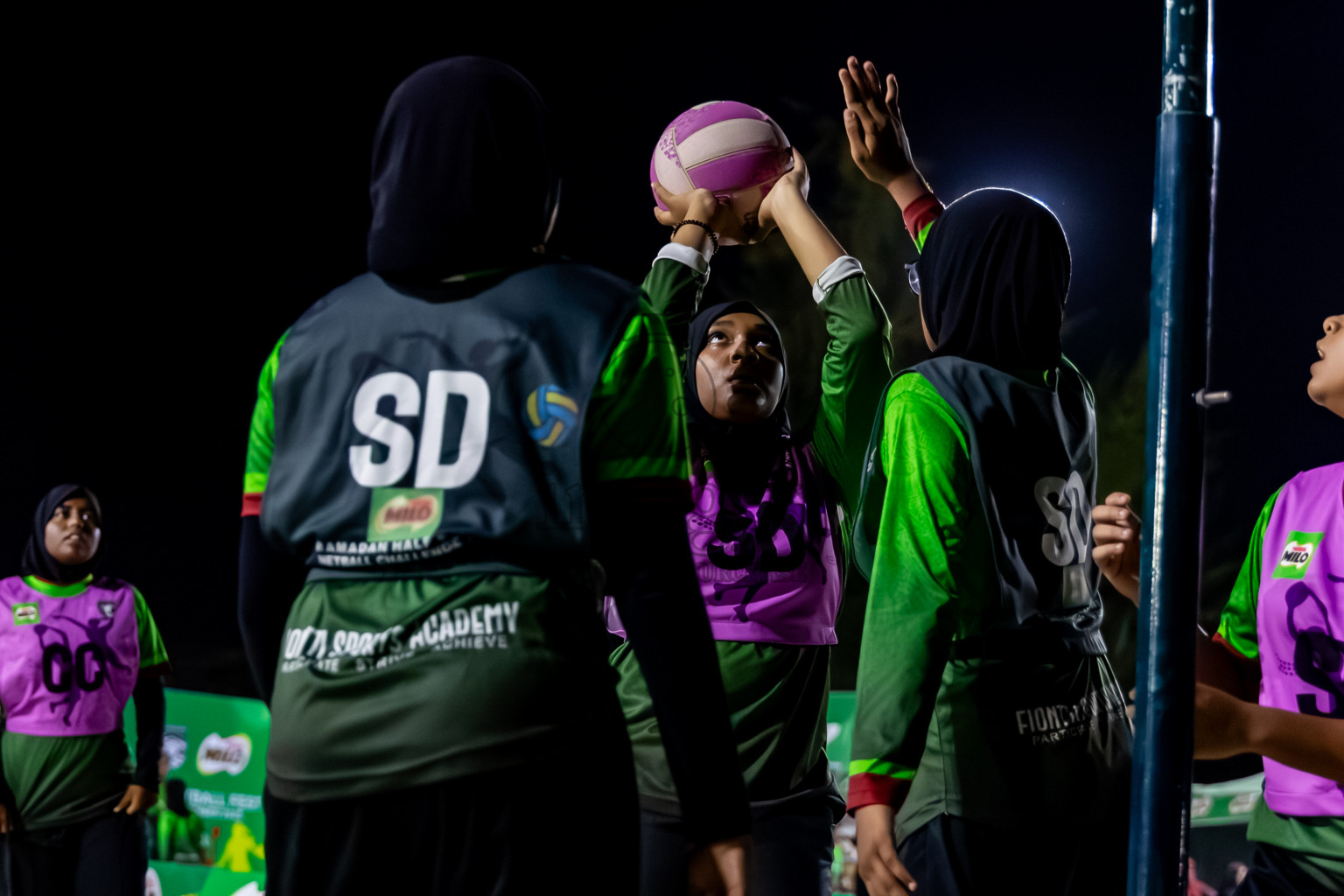Day 2 of MILO Netball Fest 2025 was held in Cental Park, Hulhumale', Maldives on Friday, 21st November 2025. Photos: Nausham Waheed / images.mv