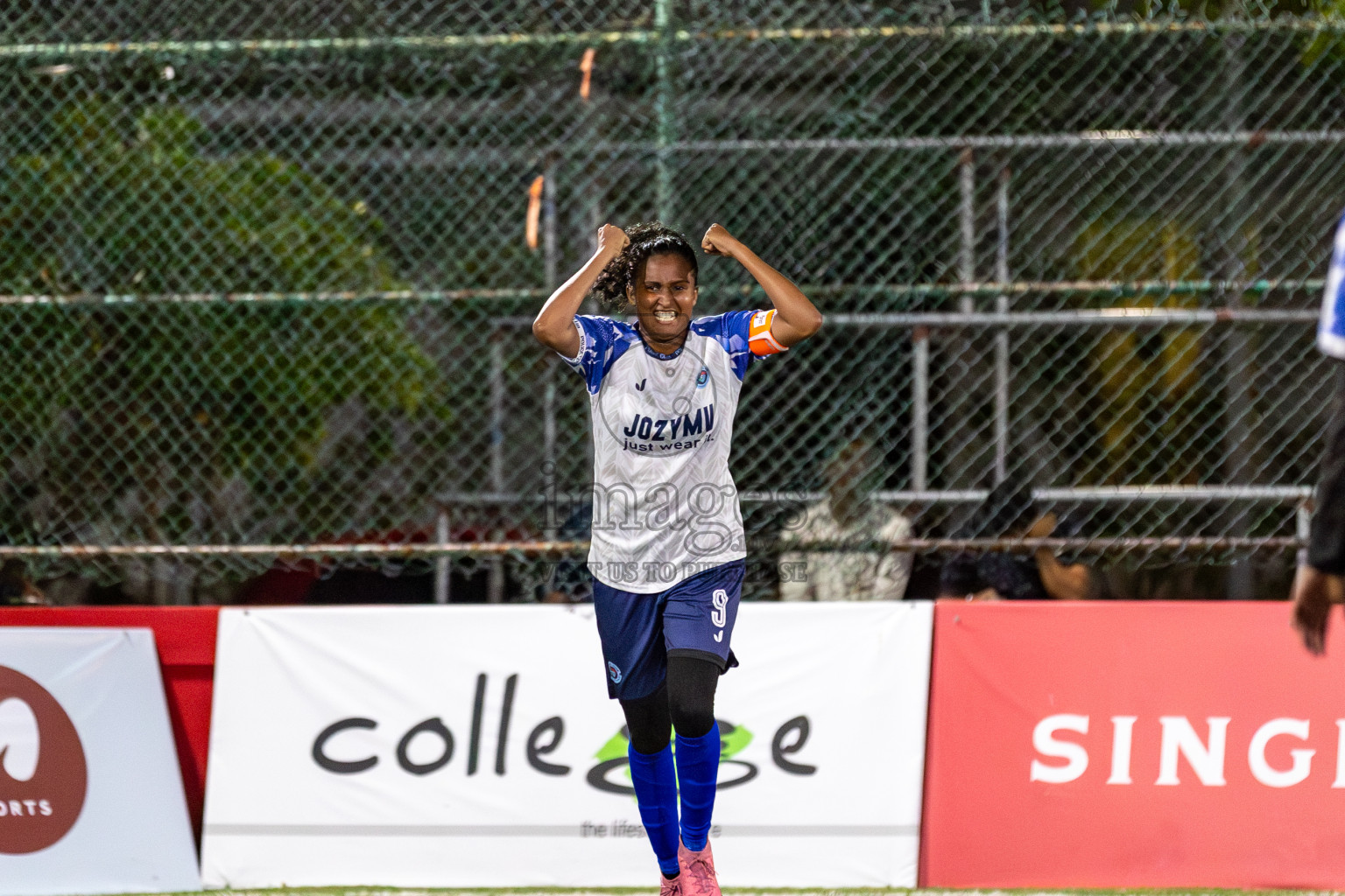 POLICE CLUB vs TEAM DHARUMAVANTHA in Eighteen Thirty 2024 held in Rehendi Futsal Ground, Hulhumale', Maldives on Monday, 9th September 2024. Photos: Mohamed Mahfooz Moosa / images.mv