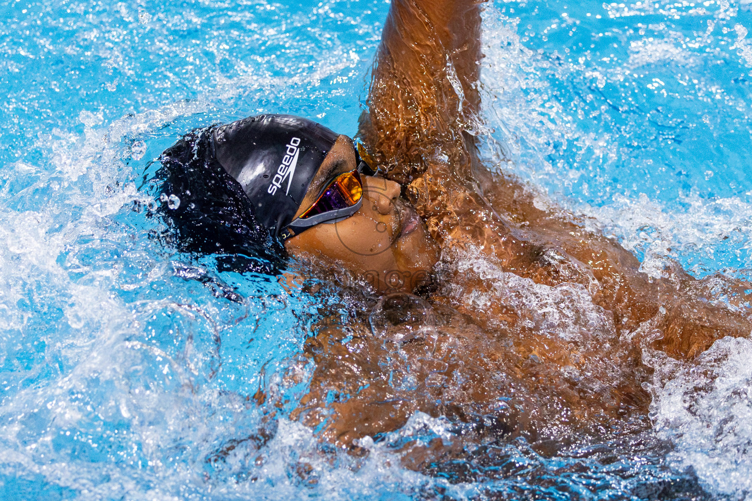 Day 3 of National Swimming Competition 2024 held in Hulhumale', Maldives on Sunday, 15th December 2024. Photos: Nausham Waheed/ images.mv