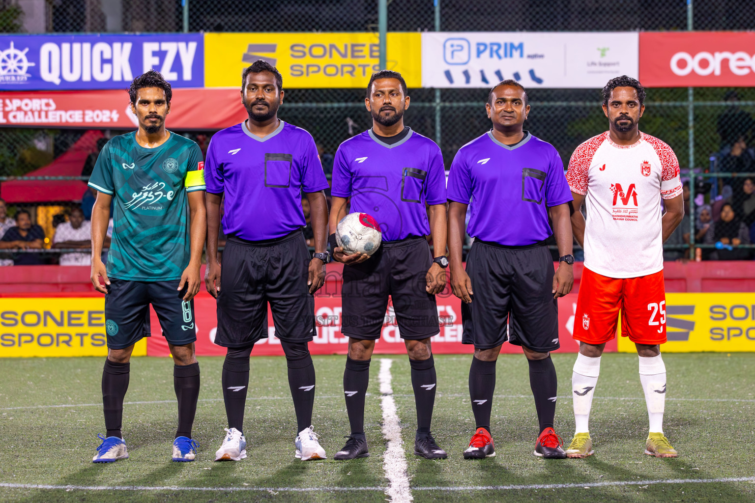 L Maavah vs L Maabaidhoo in Day 20 of Golden Futsal Challenge 2024 was held on Saturday , 3rd February 2024 in Hulhumale', Maldives Photos: Ismail Thoriq / images.mv