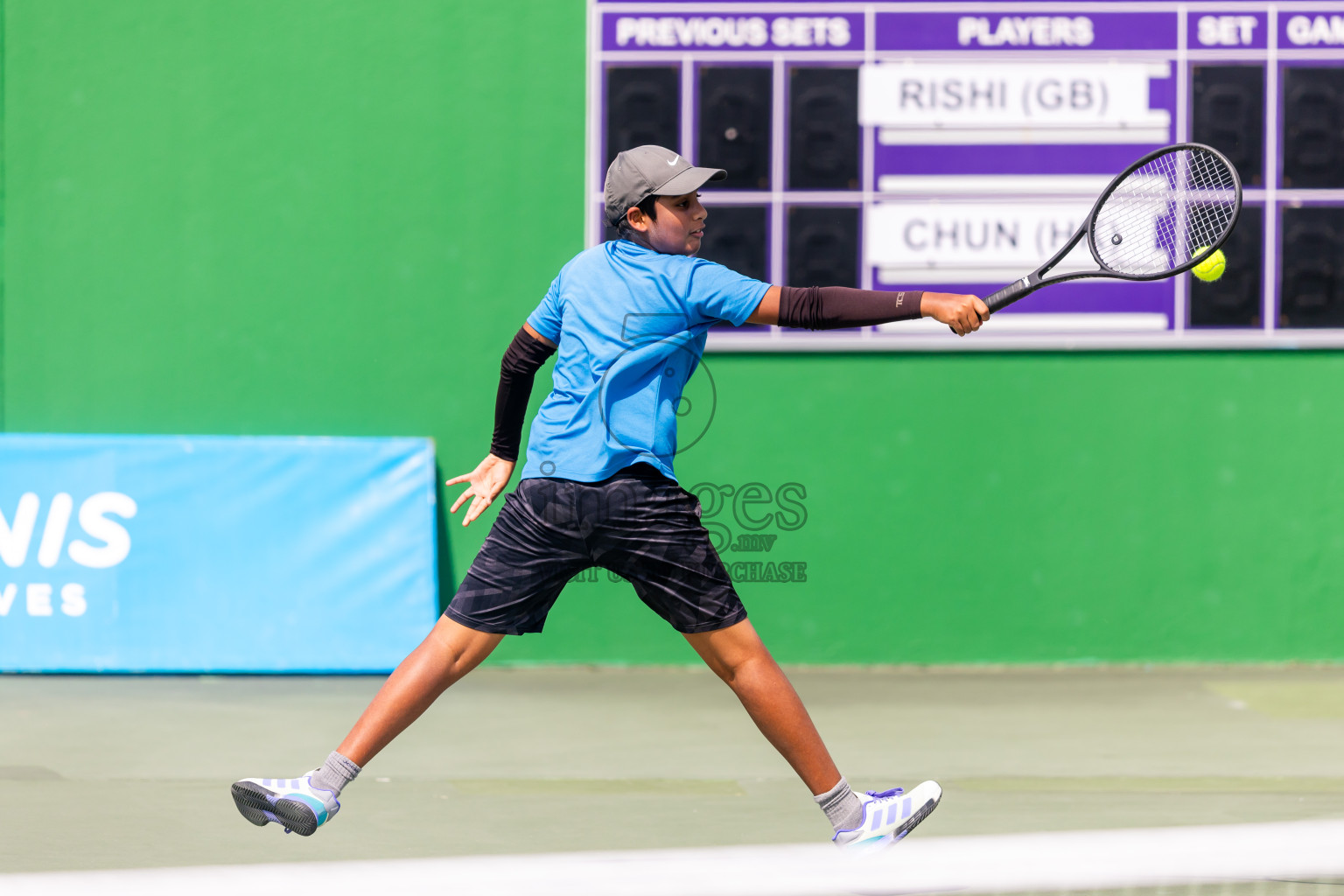 Day 2 of ATF Maldives Junior Open Tennis was held in Male' Tennis Court, Male', Maldives on Tuesday, 10th December 2024. Photos: Nausham Waheed / images.mv