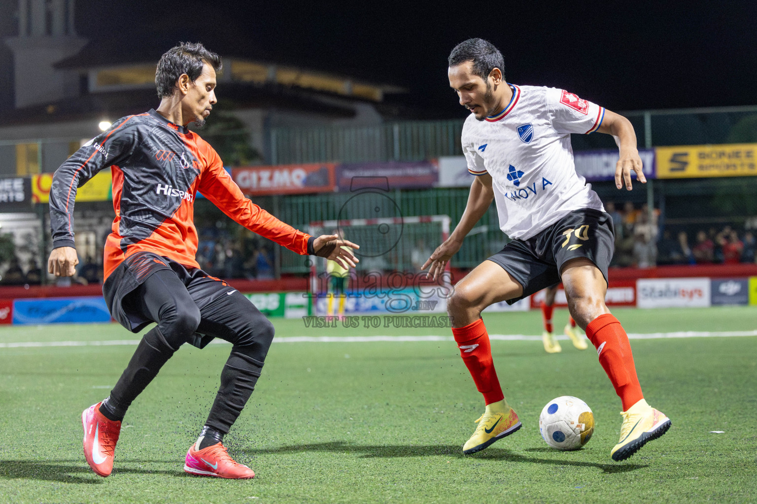 Kuda Huvadhoo vs Mulak in zone round on Day 29 of Golden Futsal Challenge 2025 was held on Sunday , 2nd February 2025, in Hulhumale', Maldives. Photos: Shuu Abdul Sattar / images.mv