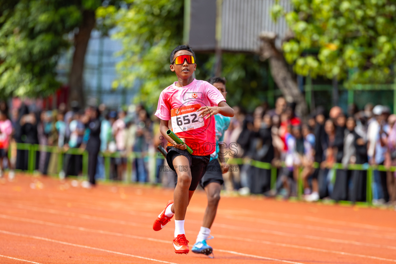 Day 6 of Inter-school Athletics Championship 2025 held in Ekuveni Synthetic Track, Male', Maldives on Sunday, 12th October 2025. Photos by: Ismail Thoriq / Images.mv