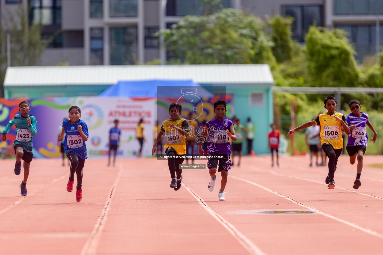 Day two of Inter School Athletics Championship 2023 was held at Hulhumale' Running Track at Hulhumale', Maldives on Sunday, 15th May 2023. Photos: Shuu/ Images.mv