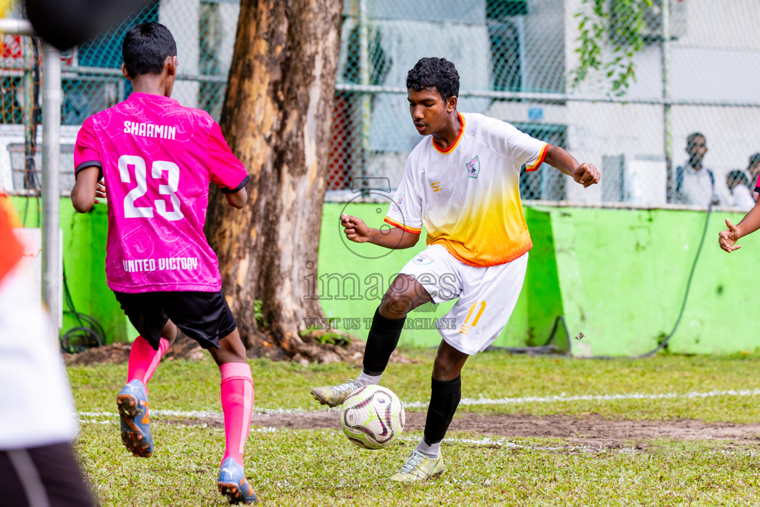 Club Eagles vs United Victory (U14) in Day 11 of Dhivehi Youth League 2024 held at Henveiru Stadium on Tuesday, 17th December 2024. Photos: Nausham Waheed / Images.mv