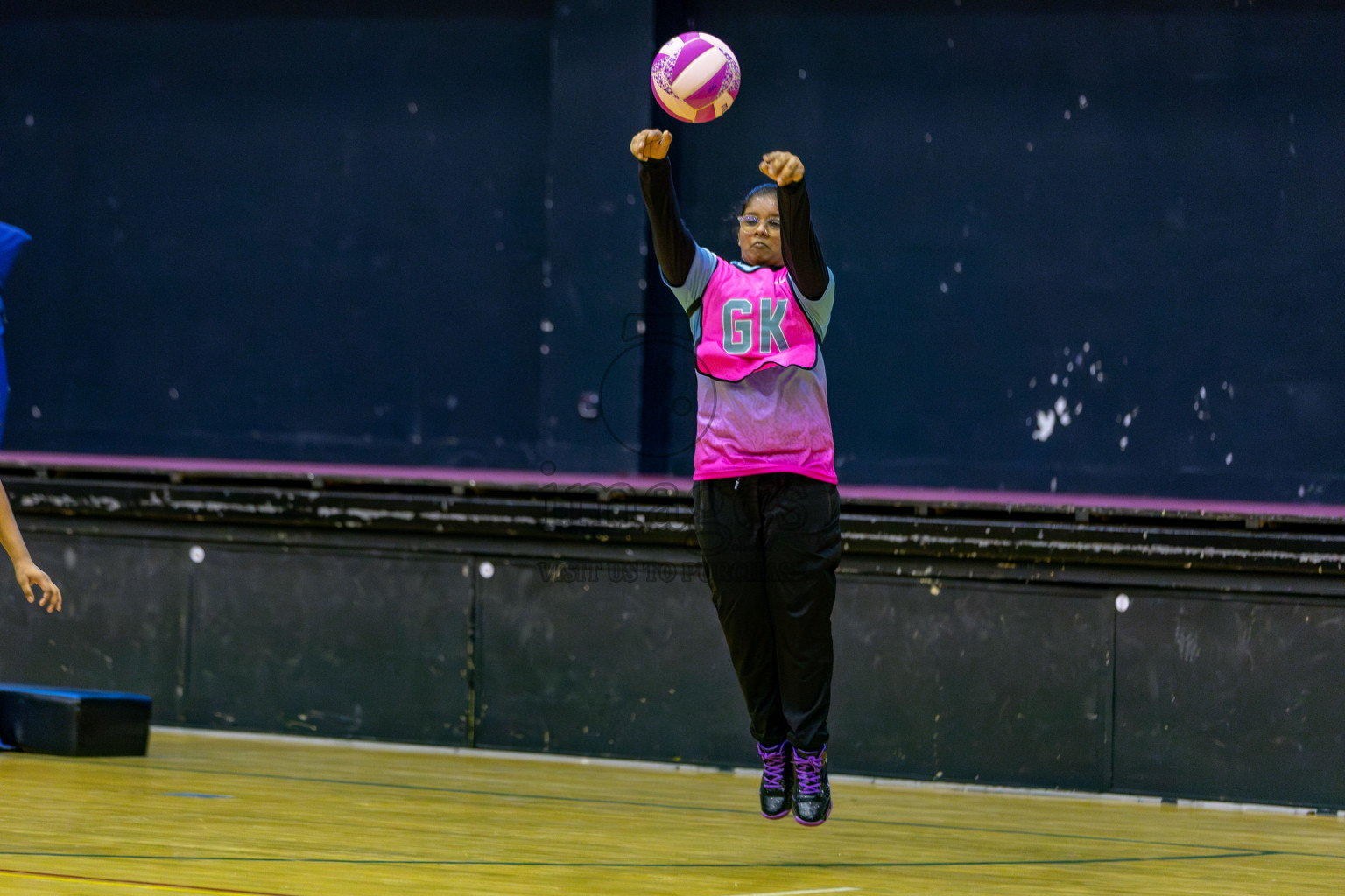 High Flyers vs Netkids B in Day 3 of 3rd Netball Junior Championship, held at Social Center on Tuesday, 21st January 2025 . 
Photos: Hassan Simah / images.mv