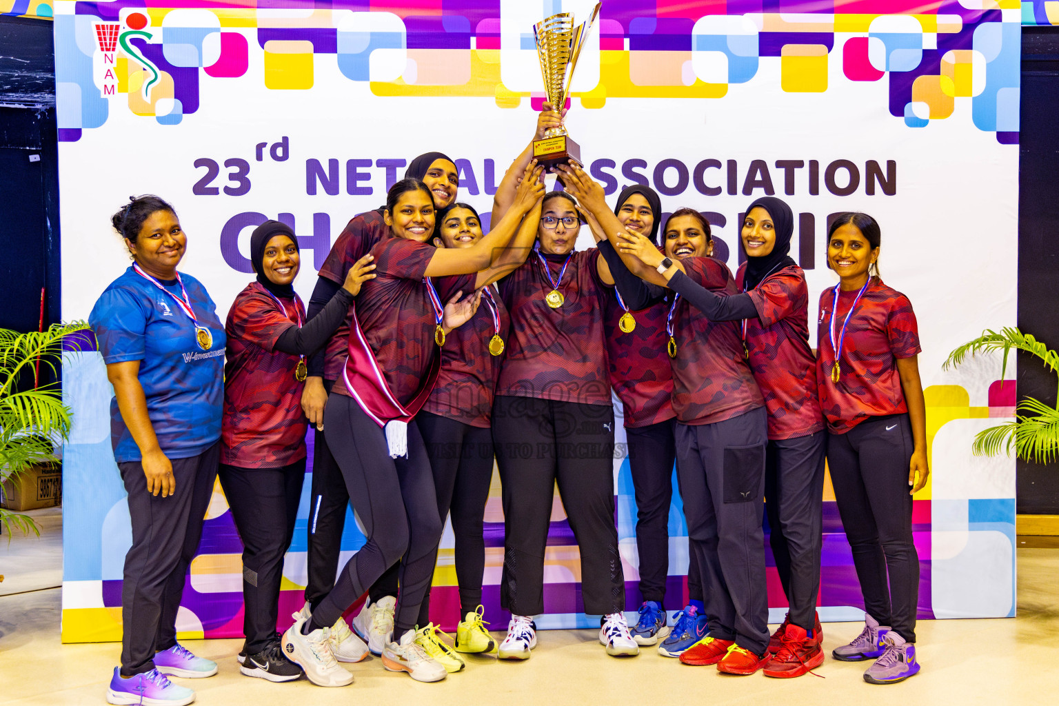 Final of 23rd Netball Association Championship was held in Social Canter at Male', Maldives on Sunday, 5th May 2024. Photos: Nausham Waheed / images.mv