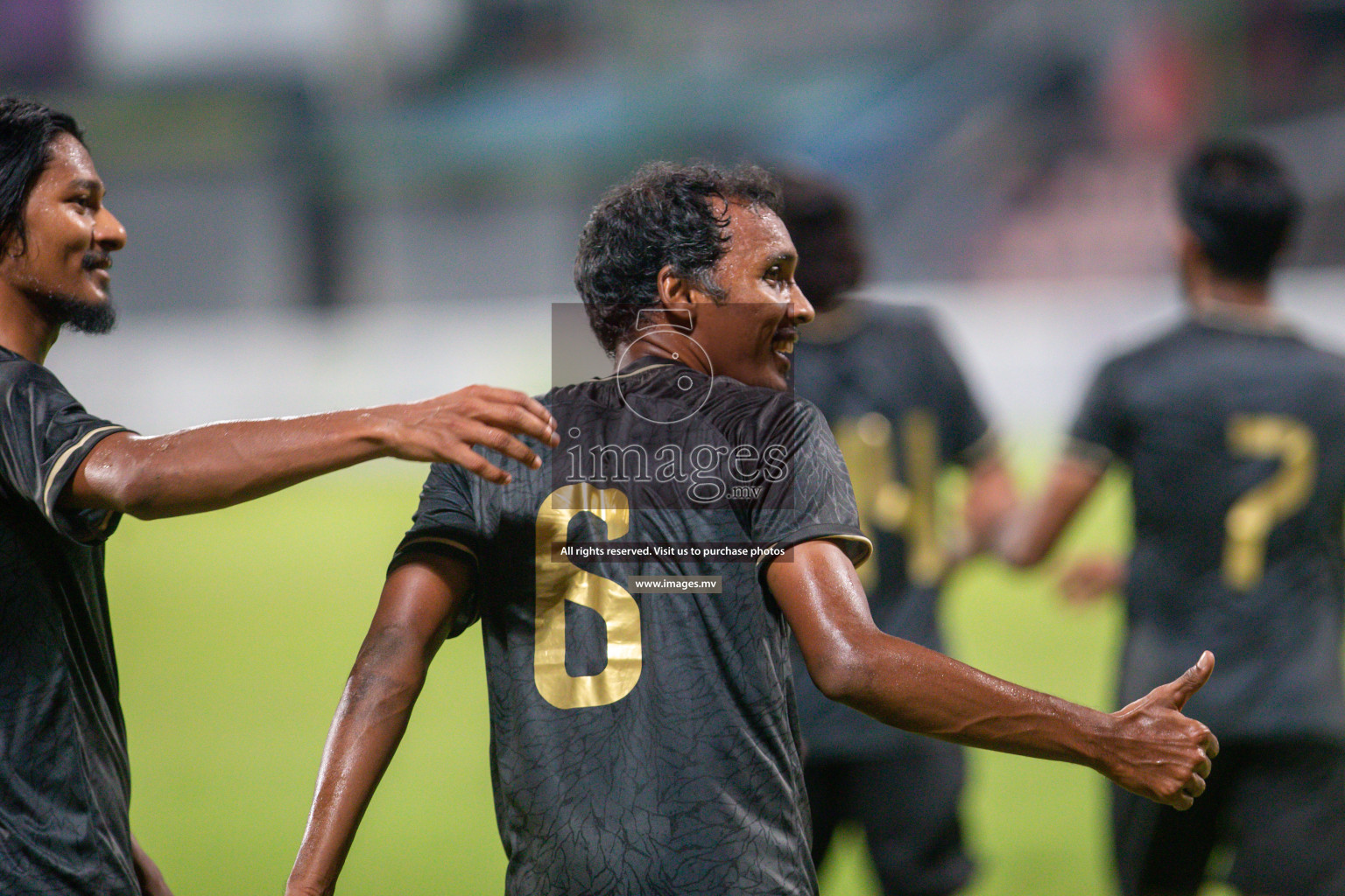 President's Cup 2023 - Club Eagles vs Super United Sports, held in National Football Stadium, Male', Maldives  Photos: Mohamed Mahfooz Moosa/ Images.mv