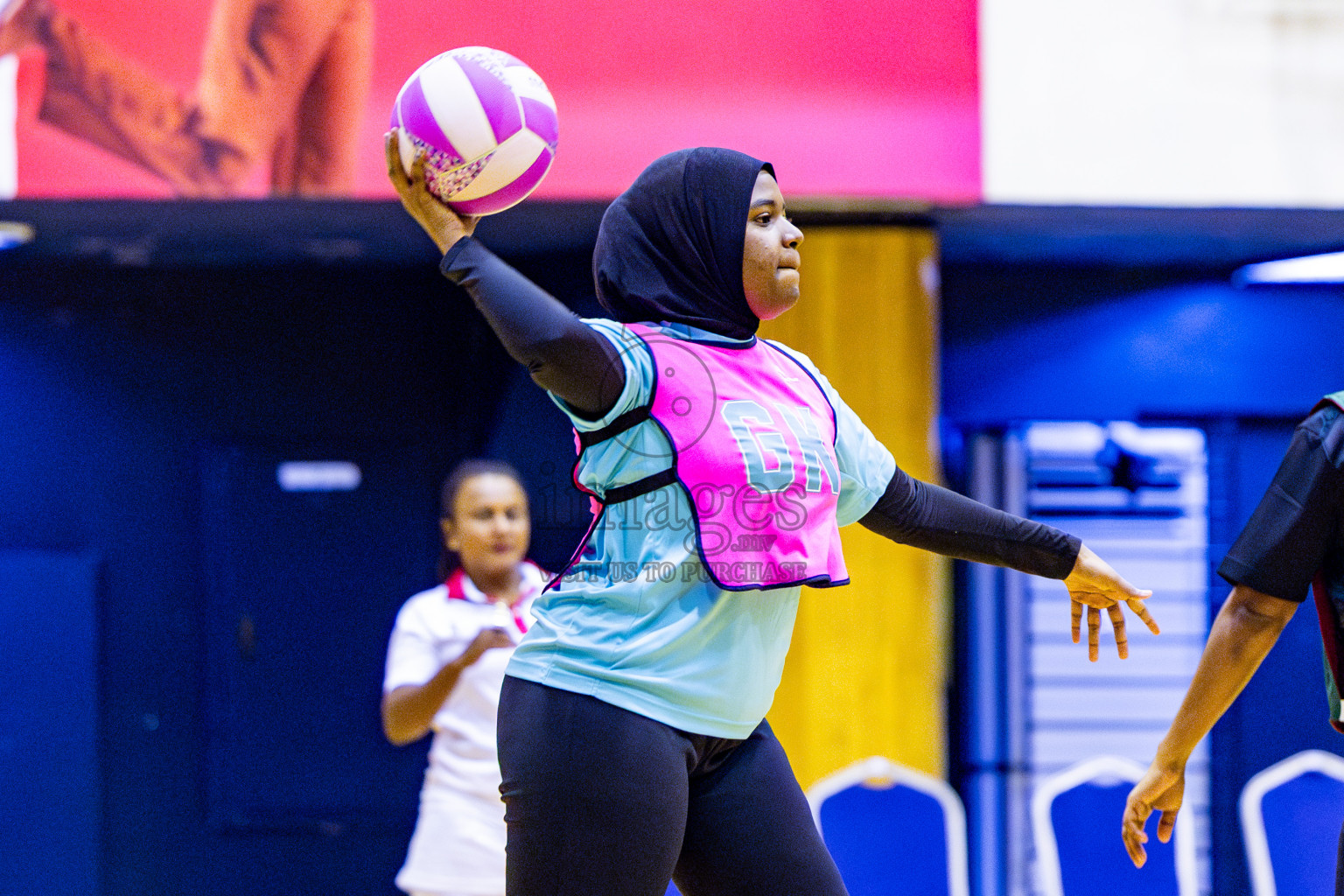 Xenith Sports Club vs MV Netters in Day 10 of National Netball Tournament 2025 held in Social Center at Male', Maldives on Tuesday, 27th May 2025. Photos: Nausham Waheed / images.mv