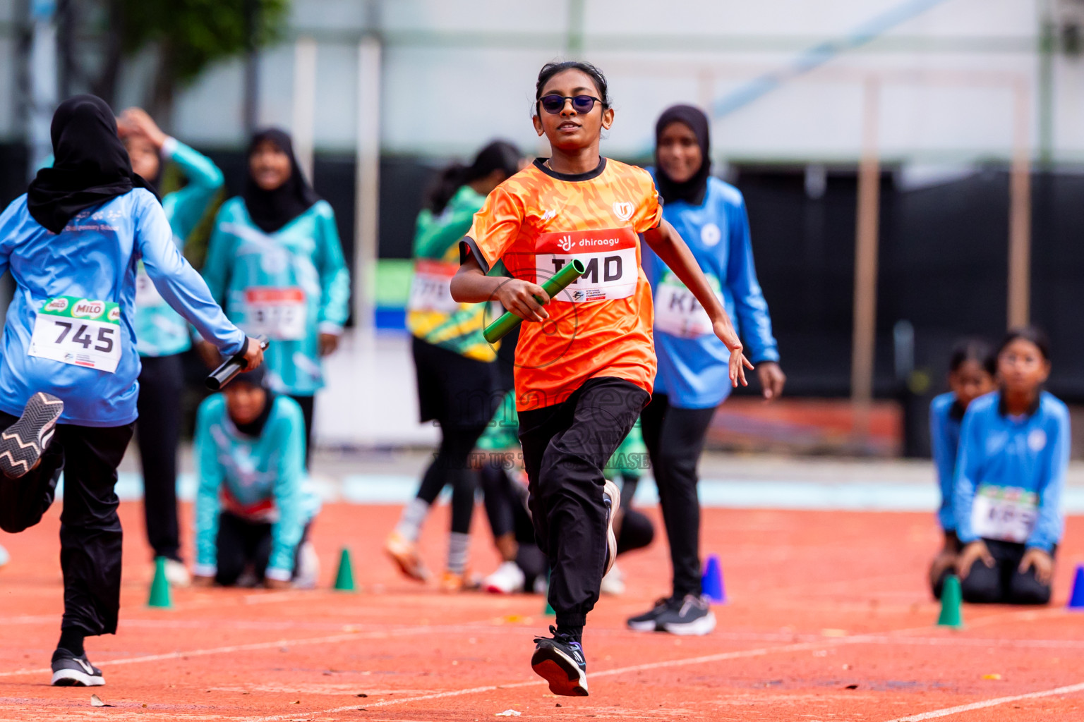 Day 6 of Inter-school Athletics Championship 2025 held in Ekuveni Synthetic Track, Male', Maldives on Sunday, 12th October 2025. Photos by: Nausham Waheed / Images.mv