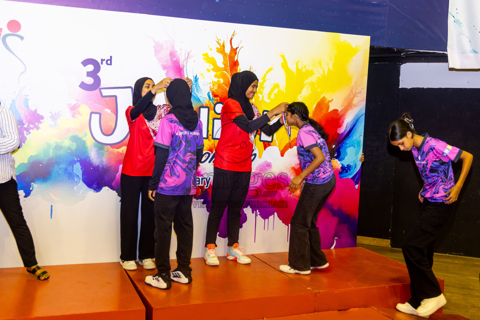 Closing ceremony of 3rd Netball Junior Championship, held at Social Center on Saturday, 25th January 2025 . Photos: Nausham Waheed / images.mv