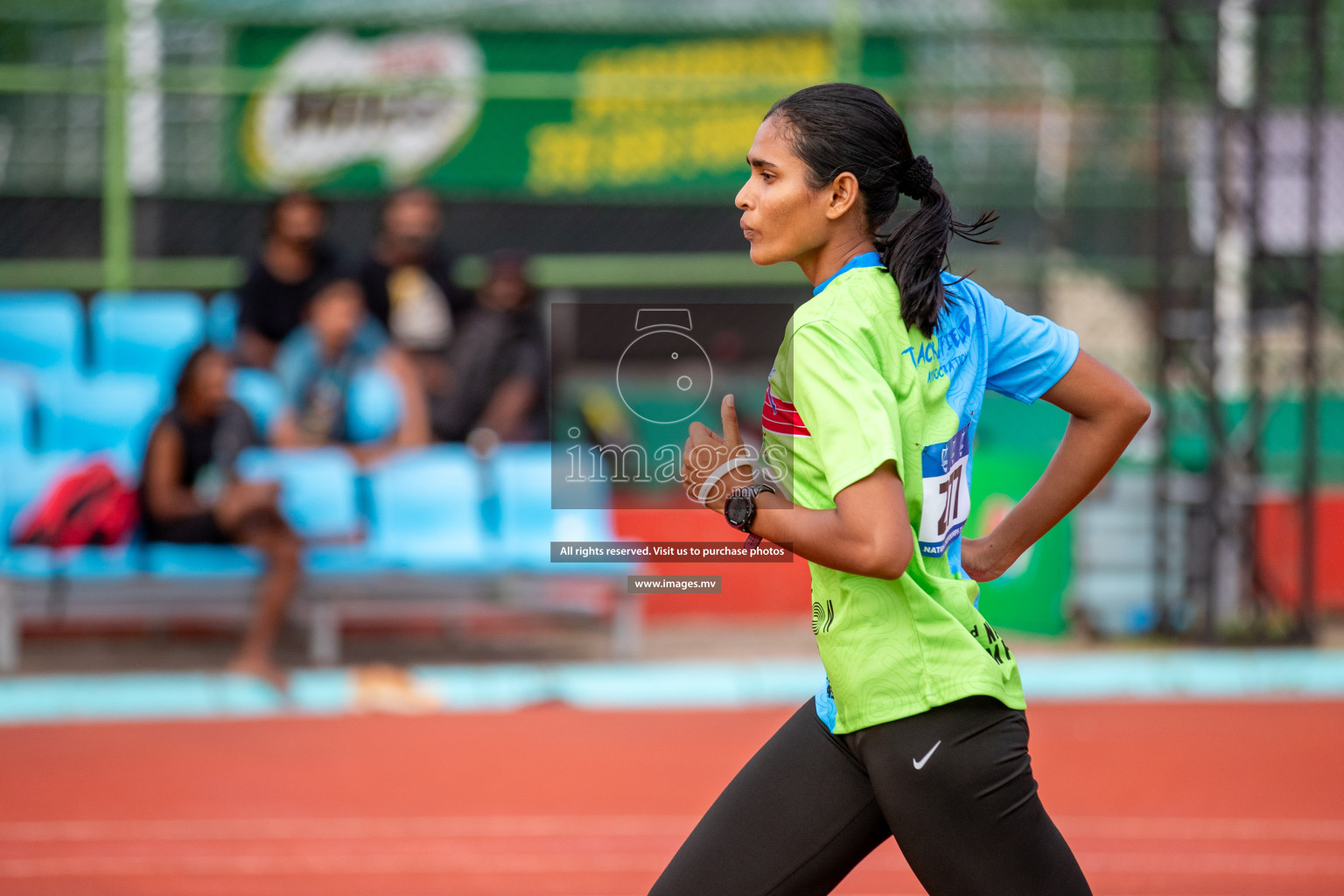 Day 2 of National Athletics Championship 2023 was held in Ekuveni Track at Male', Maldives on Friday, 24th November 2023. Photos: Hassan Simah / images.mv