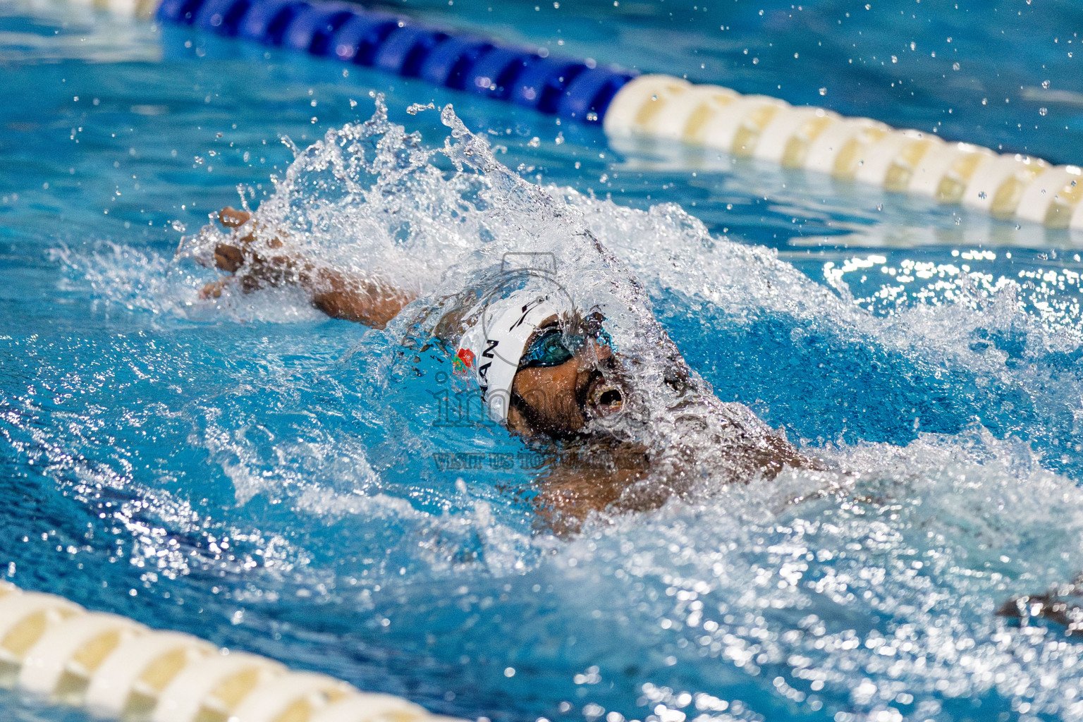 Day 2 of National Swimming Competition 2024 held in Hulhumale', Maldives on Saturday, 14th December 2024. Photos: Hassan Simah / images.mv