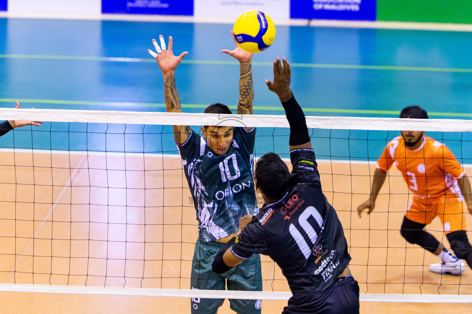 Dhivehi Sifainge Club vs Club HDC in the Final of MILO VAM Cup 2025 held in Male', Maldives on Wednesday, 2nd July 2025 at Social Center Indoor Hall Photos By: Nausham Waheed / images.mv