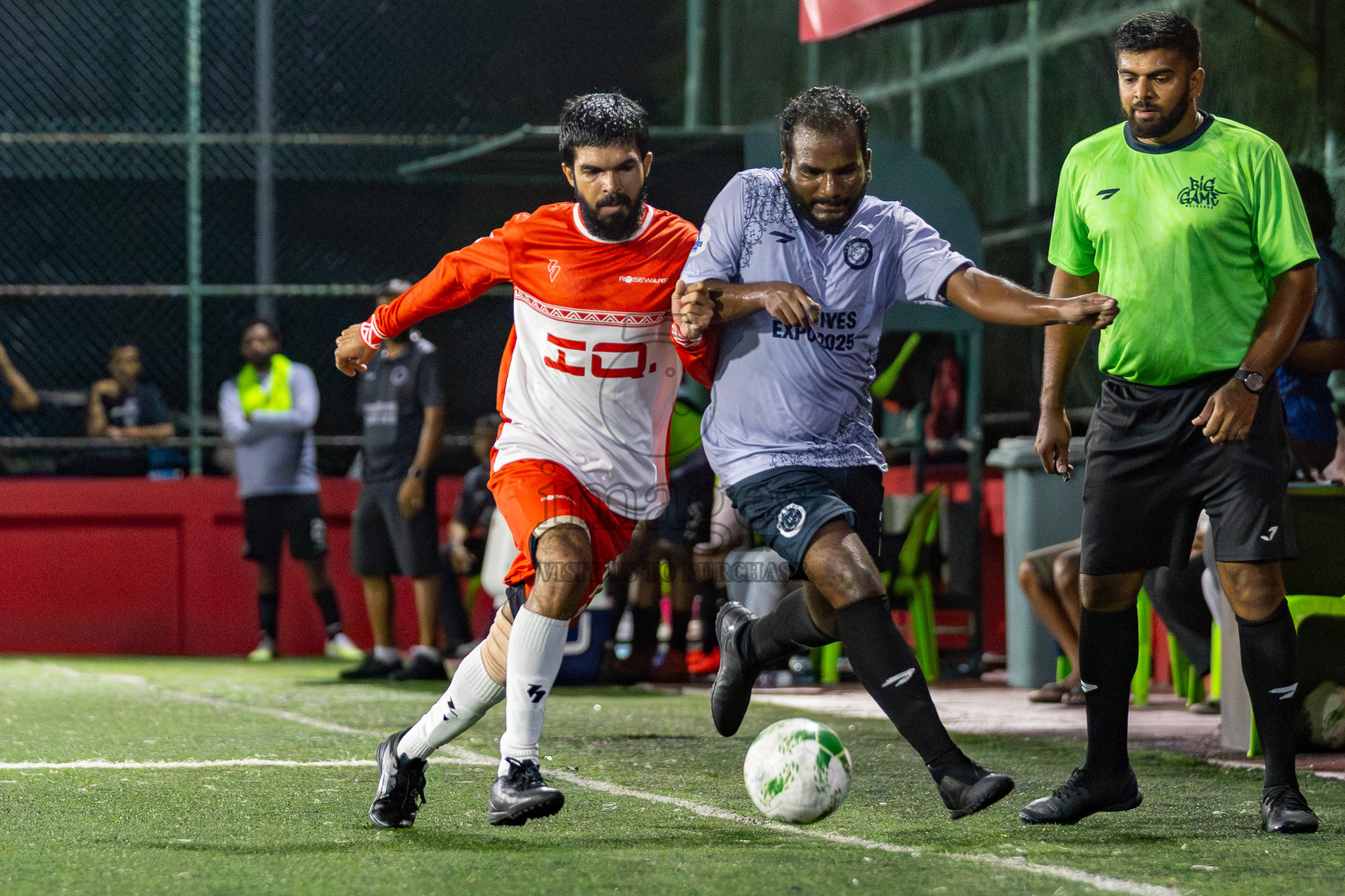 Roseware vs Trade Club in Day 11 of Office League 2025 was held on Saturday, 26th April 2025 in Hulhumale', Maldives. Photos: Mohamed Mahfooz Moosa / images.mv