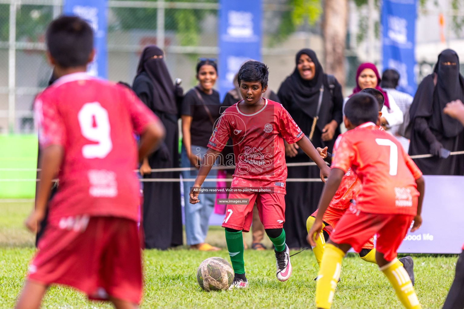 Day 2 of Nestle kids football fiesta, held in Henveyru Football Stadium, Male', Maldives on Thursday, 12th October 2023 Photos: Ismail Thoriq / Images.mv