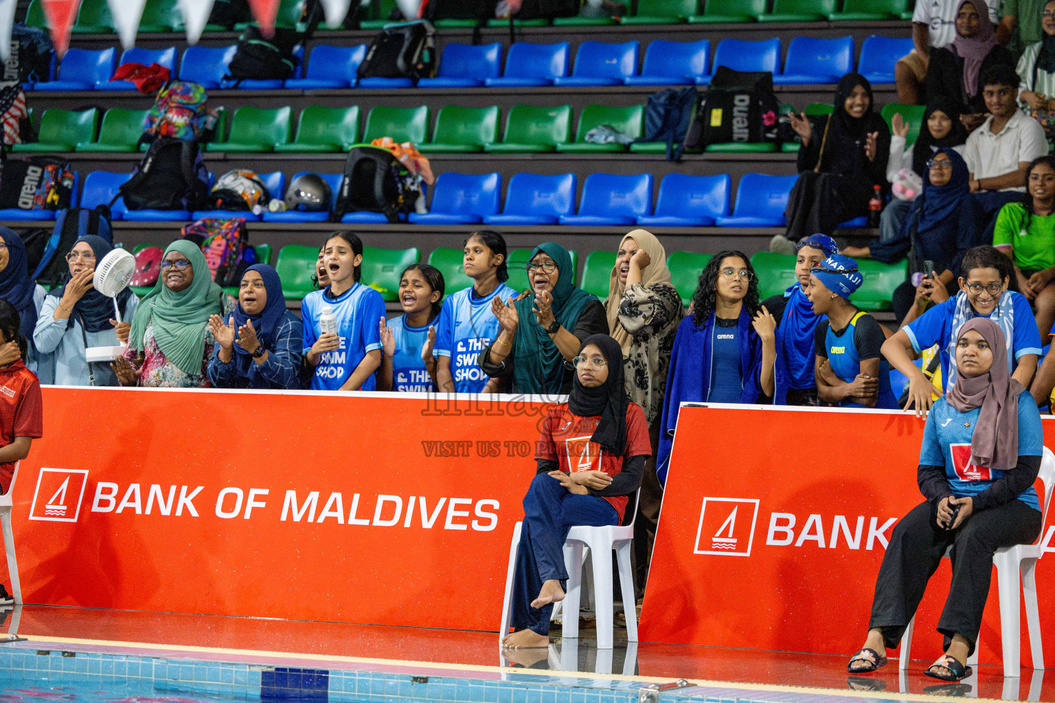 Day 4 of National Swimming Competition 2024 held in Hulhumale', Maldives on Monday, 16th December 2024. 
Photos: Hassan Simah / images.mv