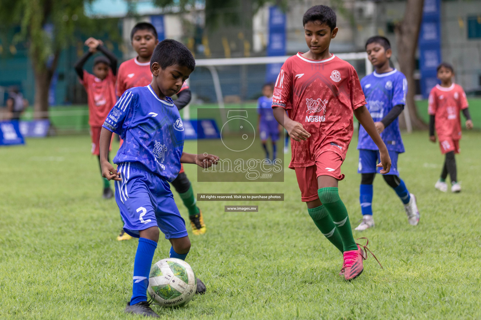 Day 1 of Nestle kids football fiesta, held in Henveyru Football Stadium, Male', Maldives on Wednesday, 11th October 2023 Photos: Shut Abdul Sattar/ Images.mv