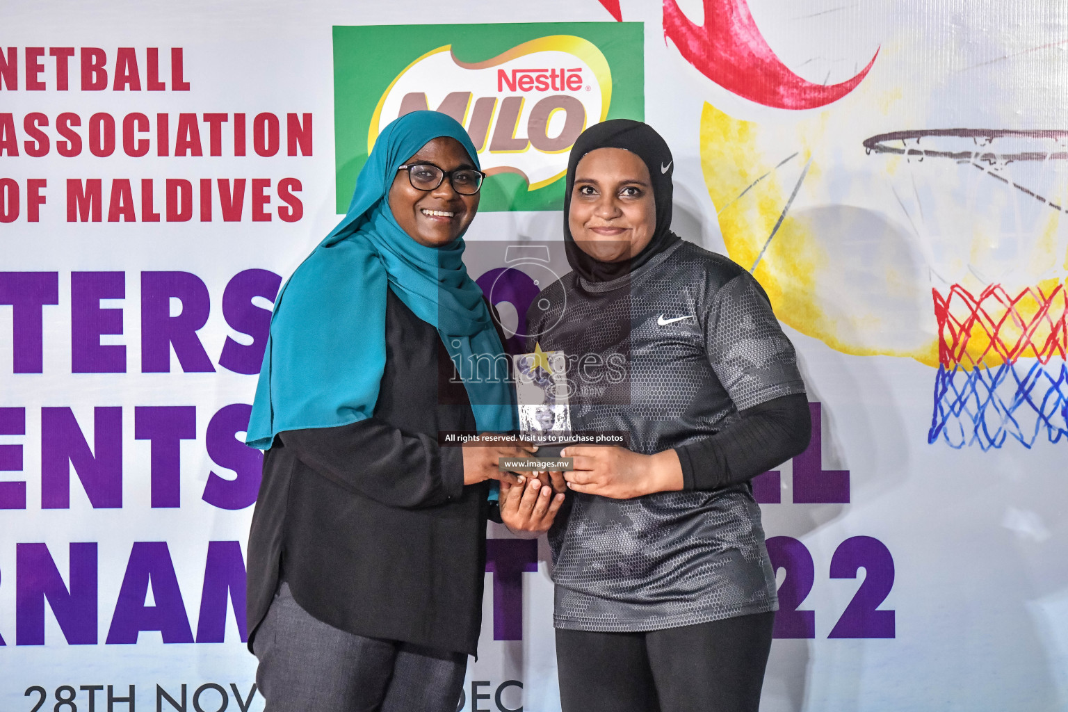 Final of Inter-School Parents Netball Tournament was held in Male', Maldives on 4th December 2022. Photos: Nausham Waheed / images.mv