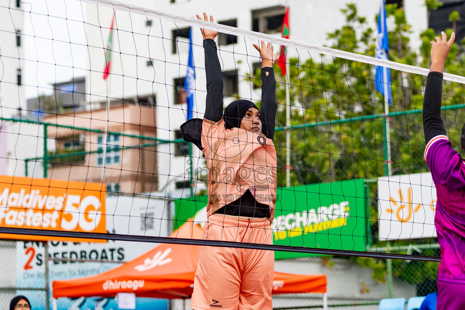 City Sports Club vs Alma Sports Club in Milo National Junior Volleyball Championship 2025 Day 4 was held on Tuesday, 25th November 2025 at Ekuveni Turf Court Male', Maldives. Photos: Nausham Waheed / images.mv