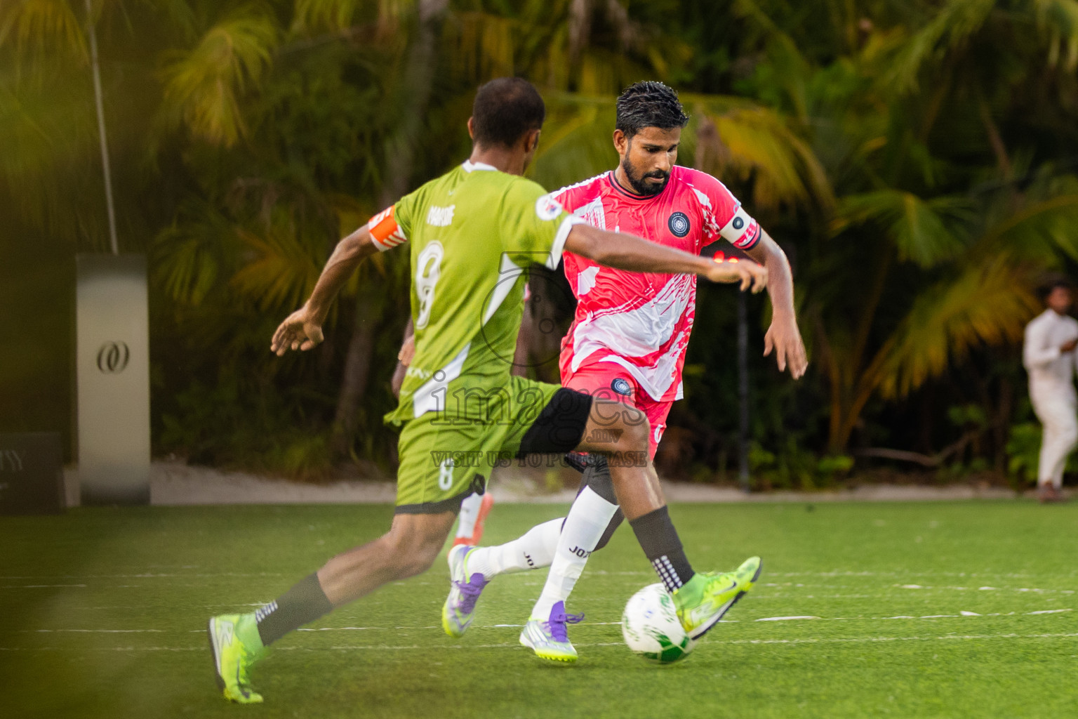 Oblu Experience vs FSM Kuda Huraa in Resort League 2025 (North Male Zone) day 13 was held on Monday, 15th September 2025 in One And Only Reethi Rah Maldives Resort, Photos: Areef Adam / images.mv