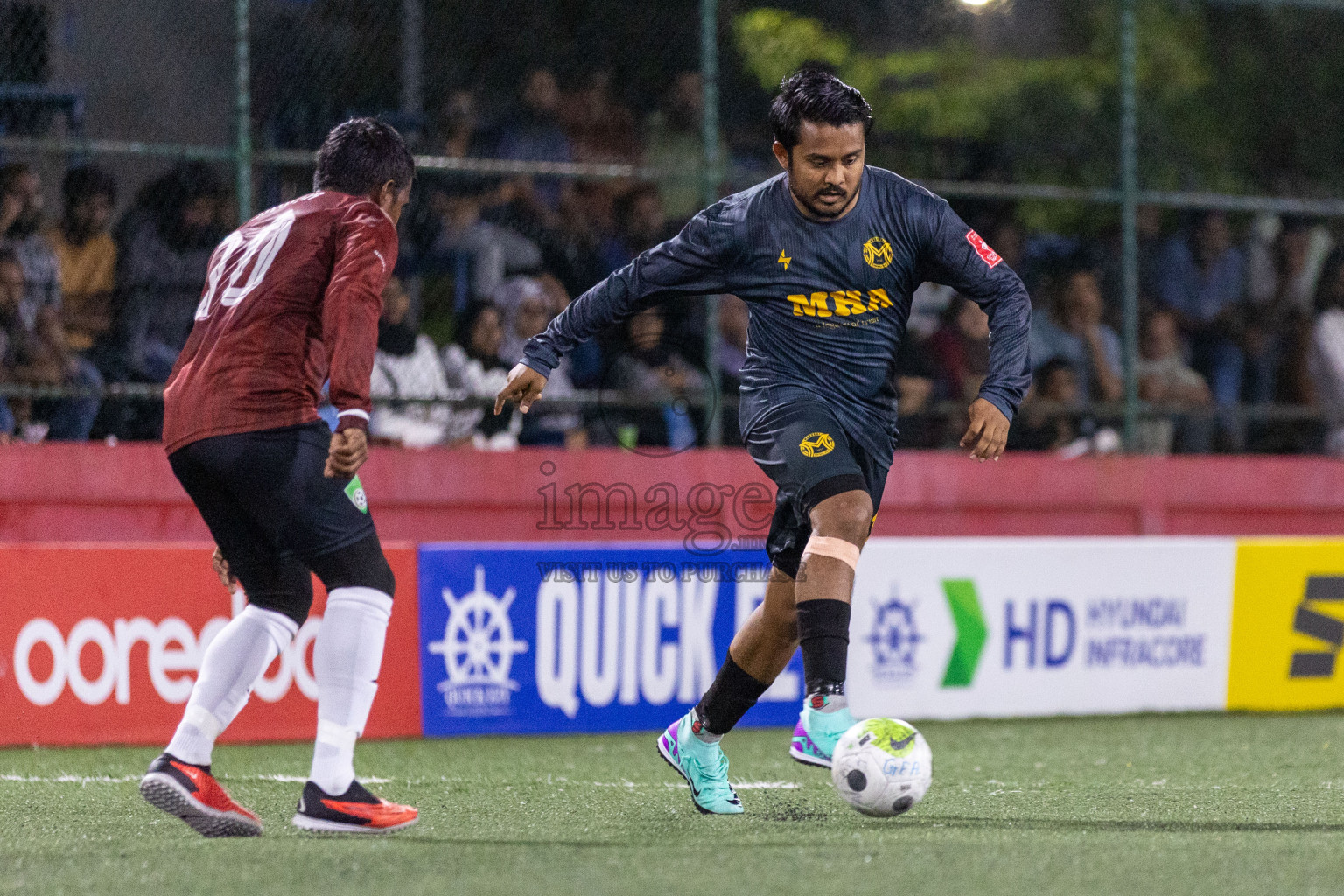 Sh Foakaidhoo vs Sh Maroshi in Day 5 of Golden Futsal Challenge 2024 was held on Friday, 19th January 2024, in Hulhumale', Maldives Photos: Nausham Waheed / images.mv