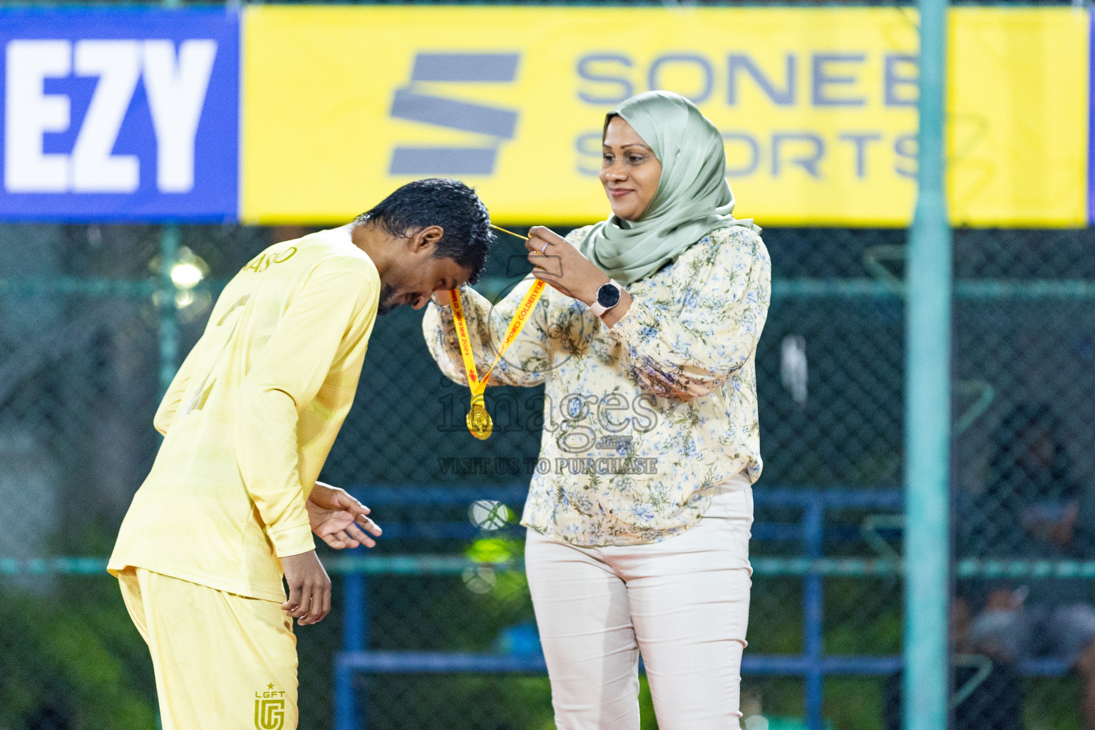 Opening of Golden Futsal Challenge 2024 with Charity Shield Match between L.Gan vs Th. Thimarafushi was held on Sunday, 14th January 2024, in Hulhumale', Maldives Photos: Nausham Waheed / images.mv