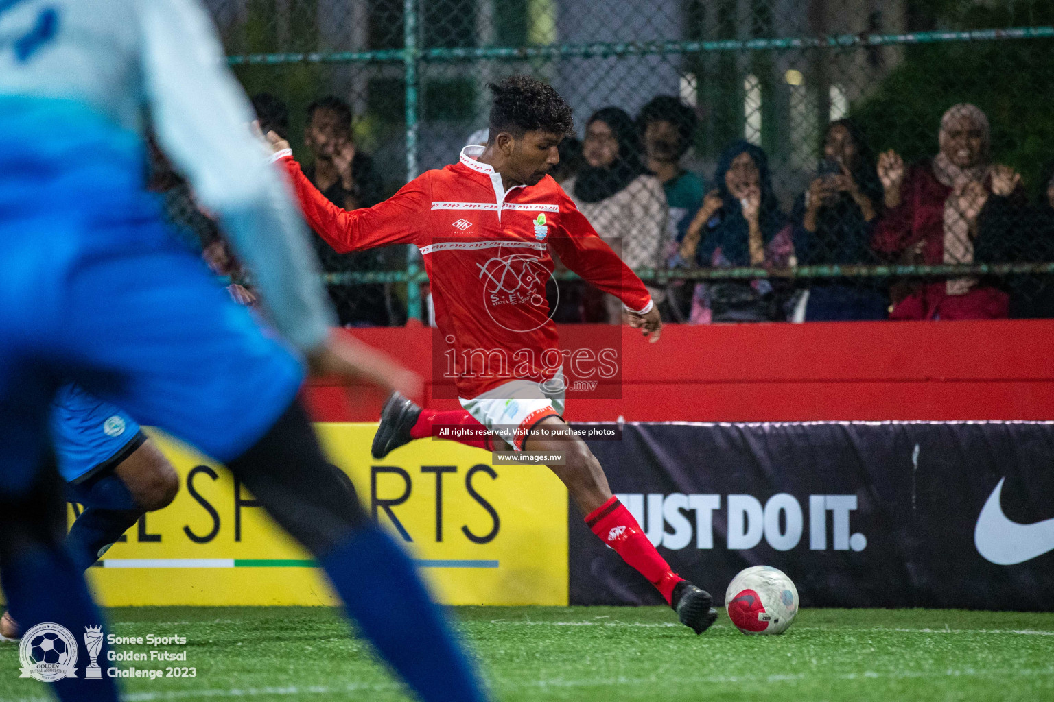 AA. Thoddoo vs AA. Mathiveri in Day 4 of Golden Futsal Challenge 2023 on 08 February 2023 in Hulhumale, Male, Maldives