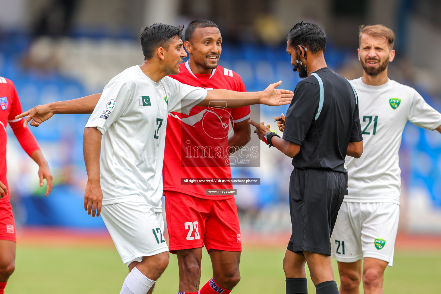 Nepal vs Pakistan in SAFF Championship 2023 held in Sree Kanteerava Stadium, Bengaluru, India, on Tuesday, 27th June 2023. Photos: Nausham Waheed, Hassan Simah / images.mv