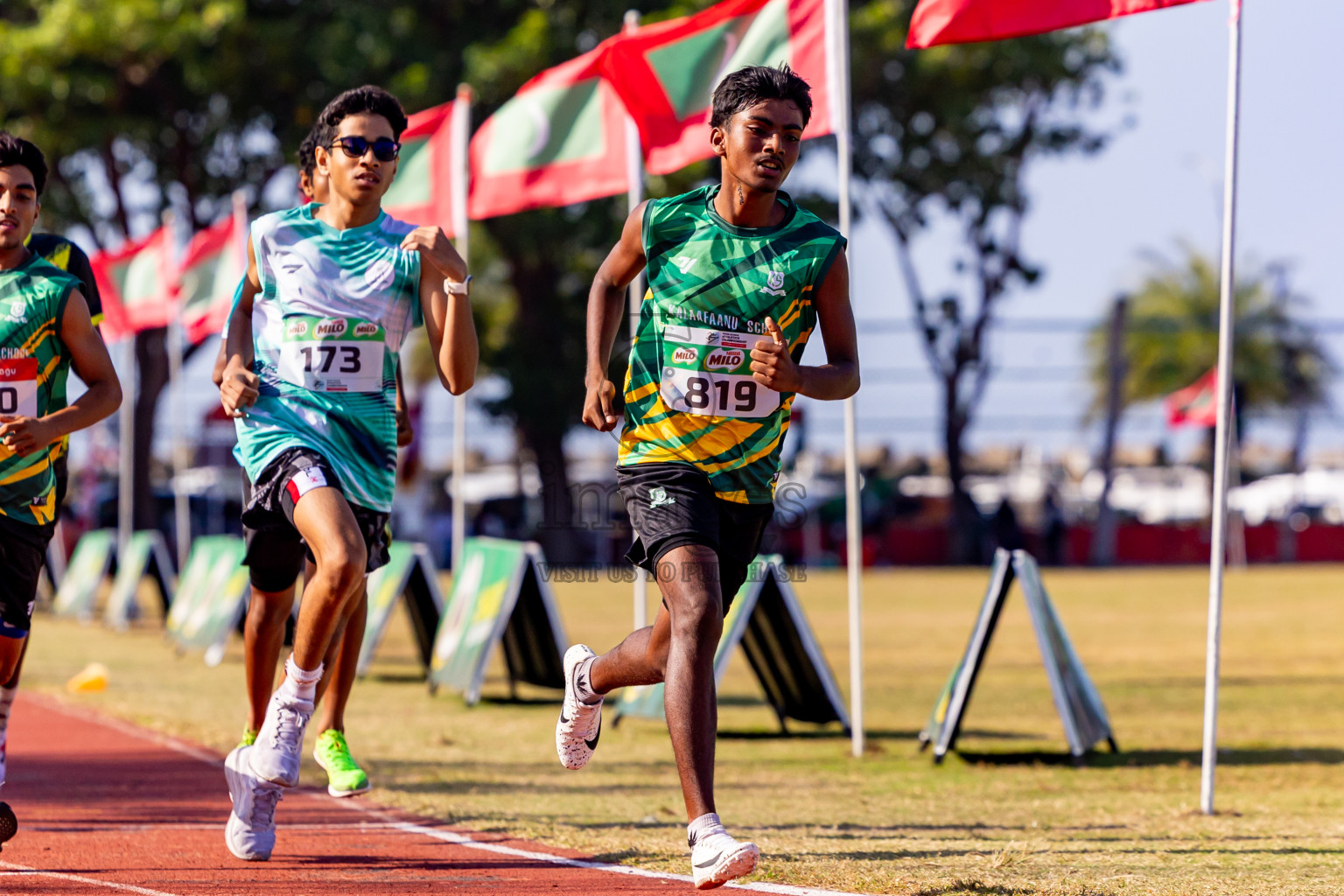 Day 3 of Inter-school Athletics Championship 2025 held in Ekuveni Synthetic Track, Male', Maldives on Wednesday, 08th October 2025. Photos by: Nausham Waheed / Images.mv